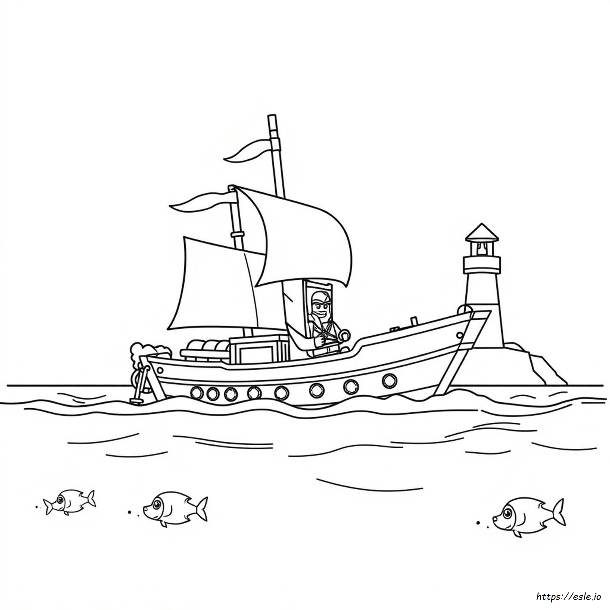 Ninjago Ship Coloring Pages