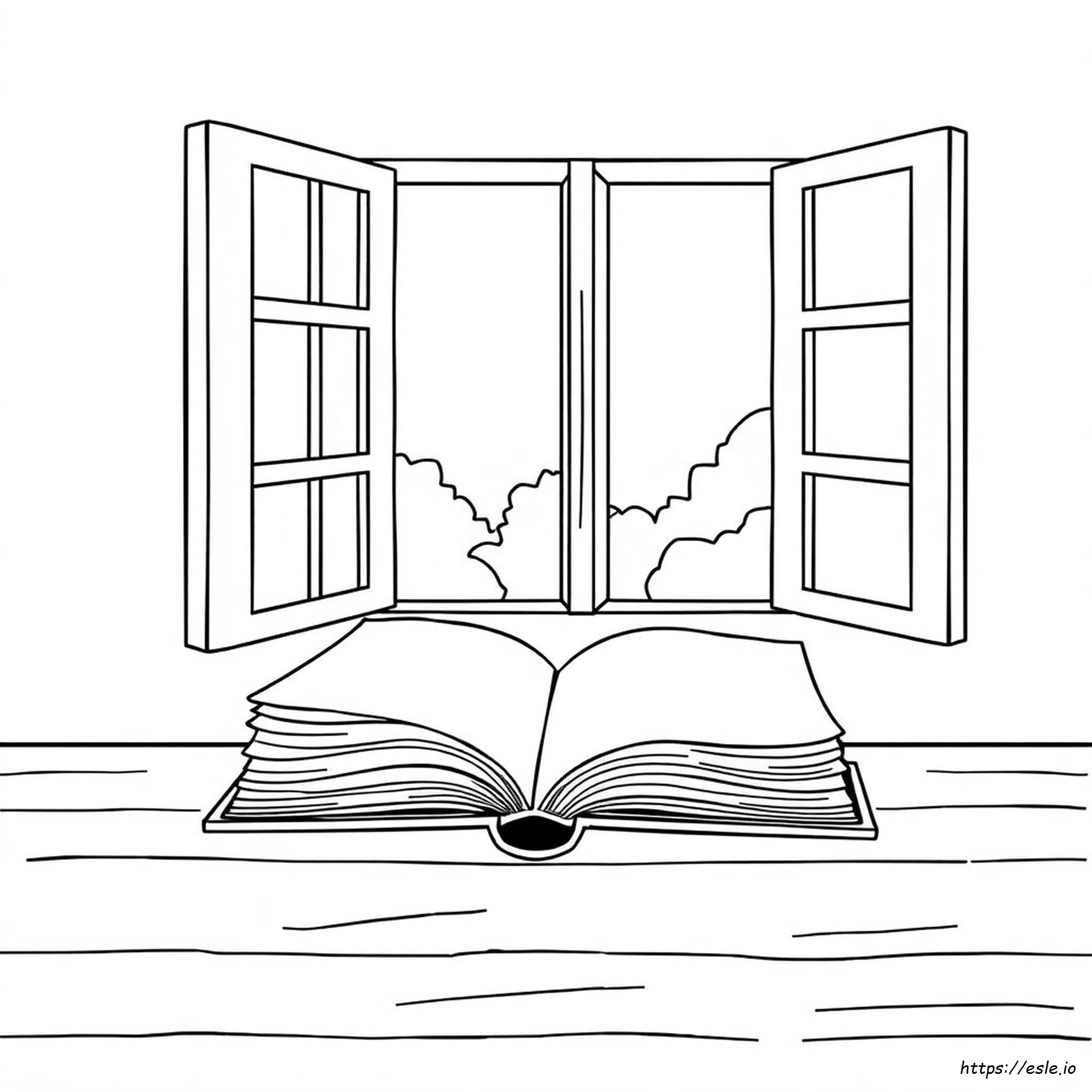 Coloring Page Of A Book