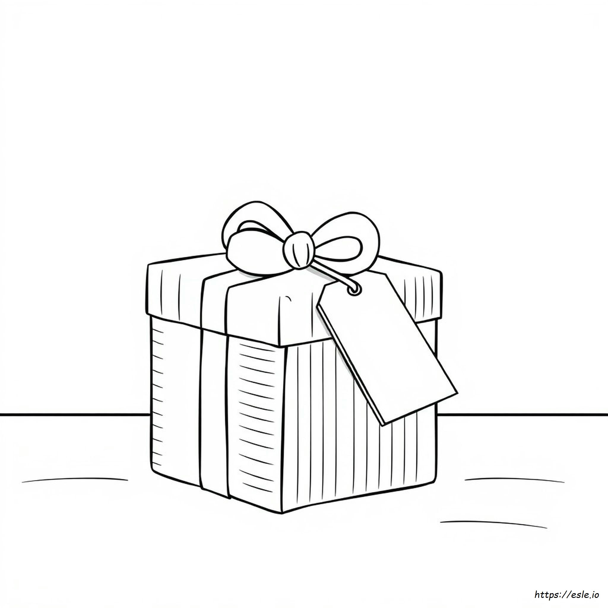 Present Png Coloring Free Present Coloring Pages