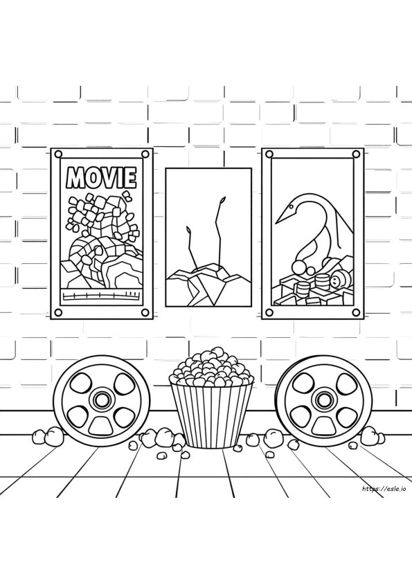 Filme Ausmalbilder