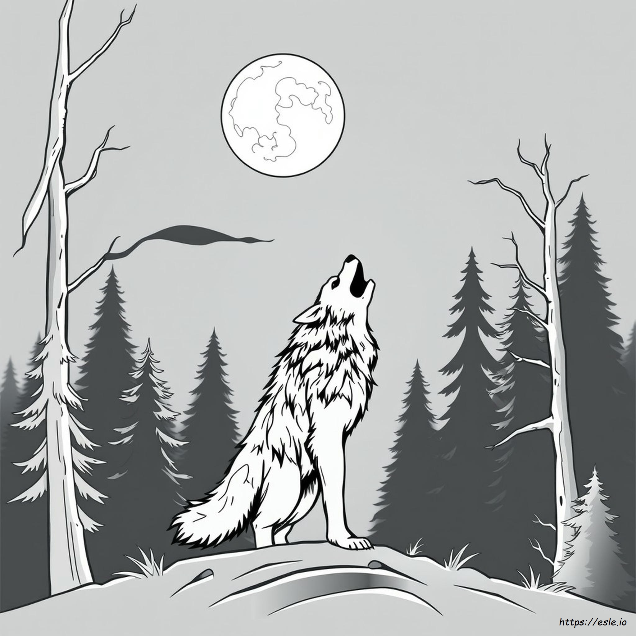 Werewolf Coloring Pictures