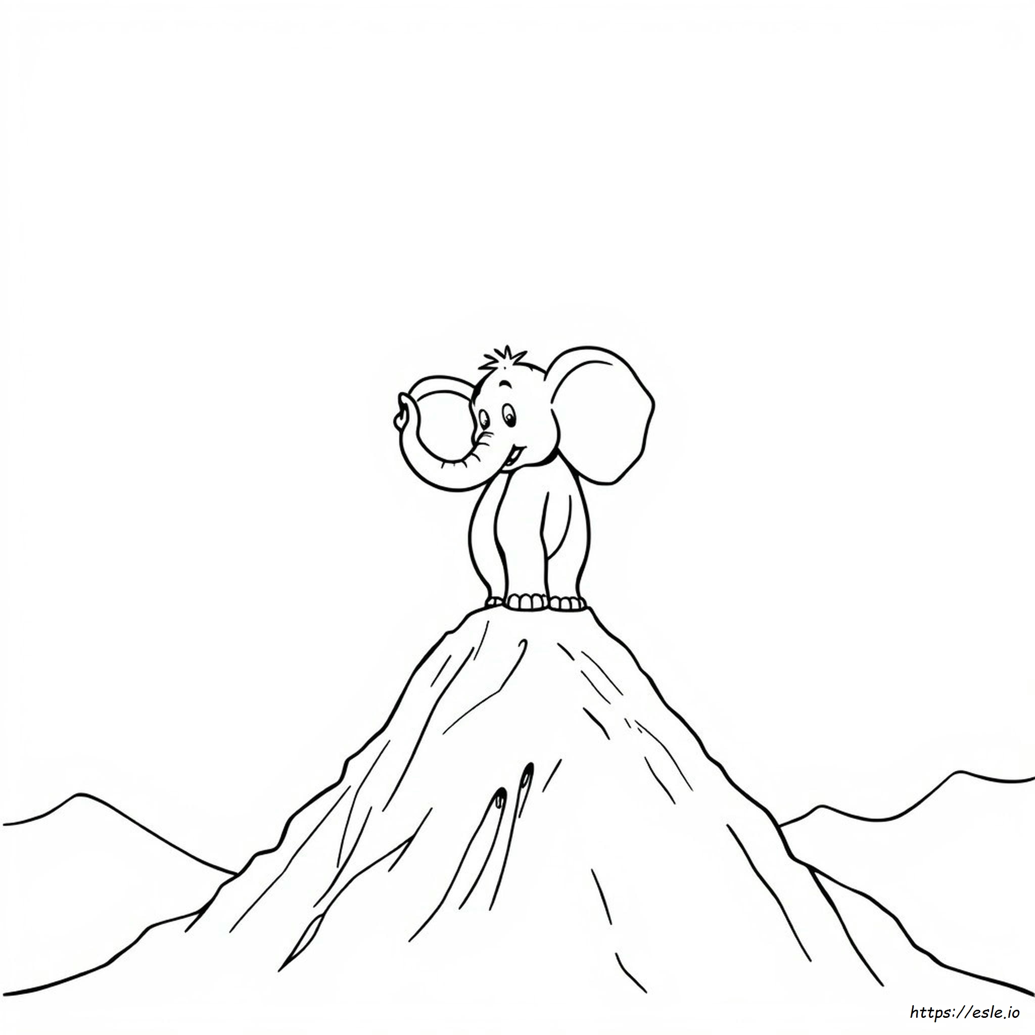 Horton Sente Un Chi: Disegni Da Colorare