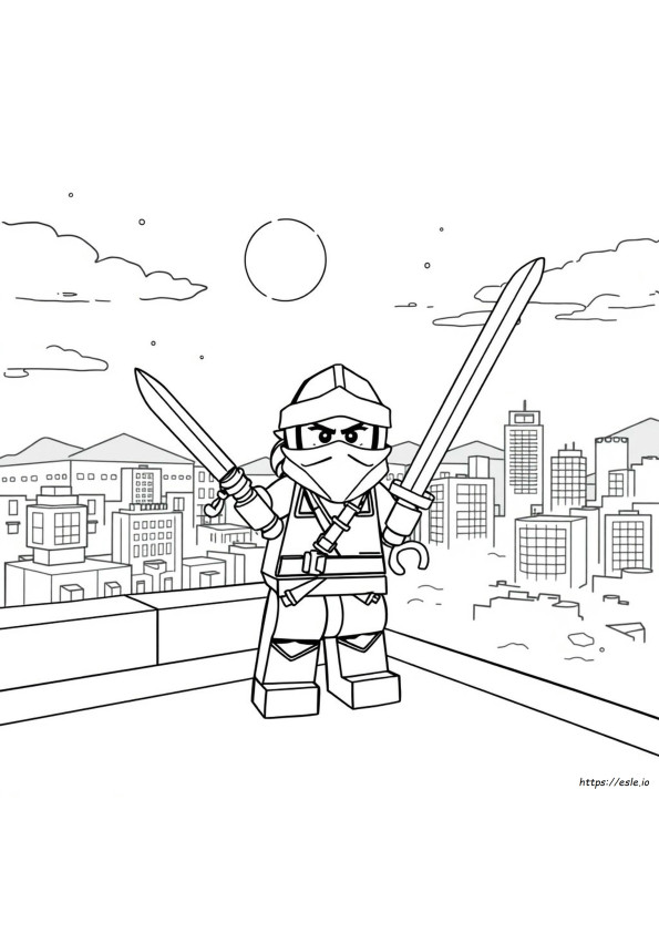 Desene De Colorat Cu Ninja De Printat