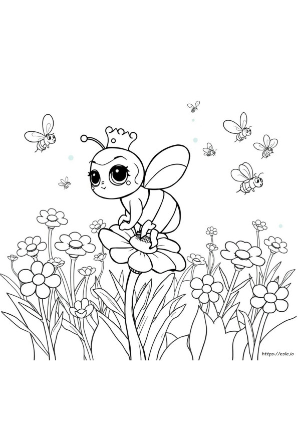 Lol Boneca Queen Bee Para Colorir