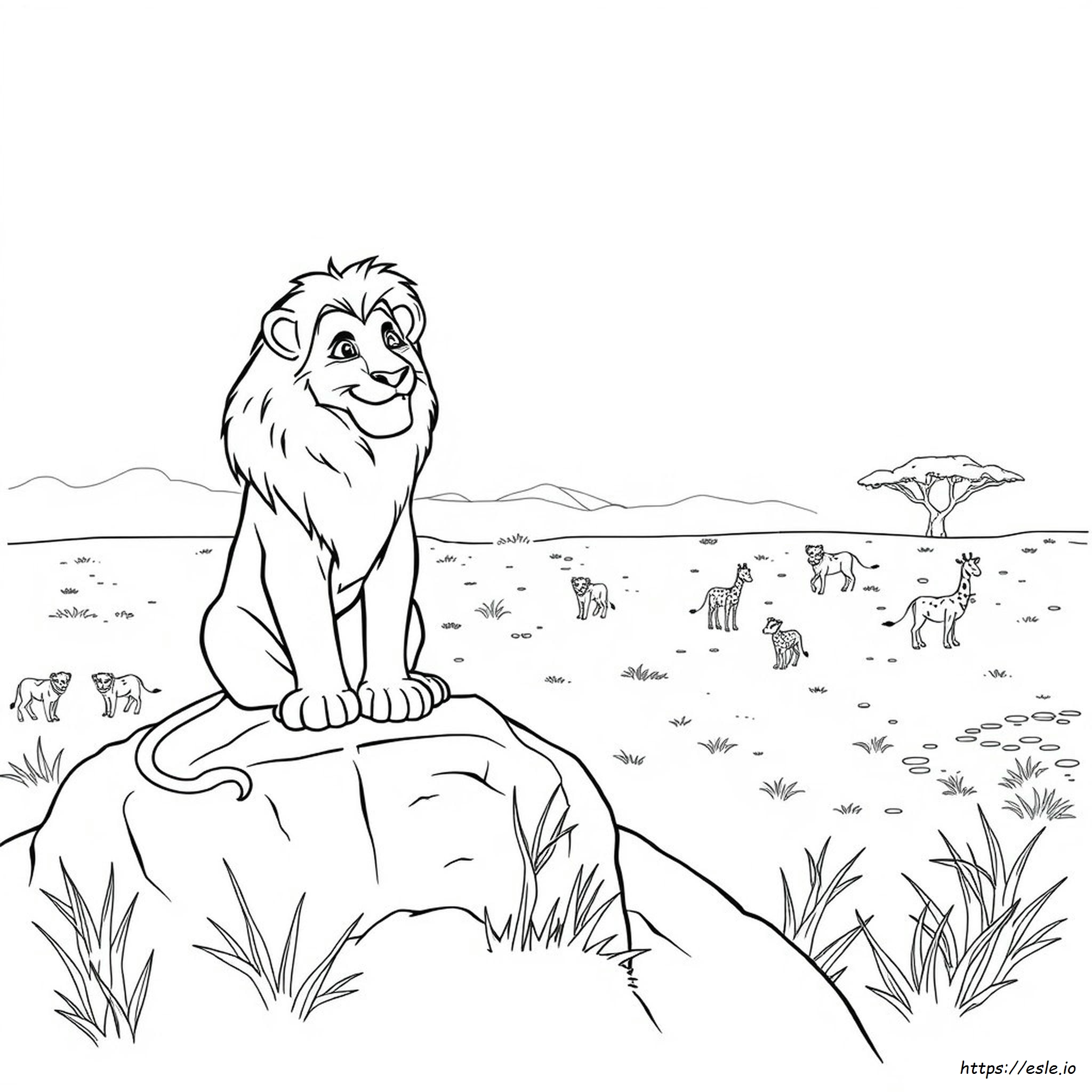Coloring Pages For Lion King