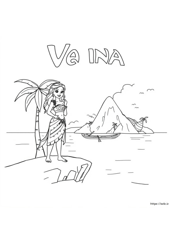 Vaiana Värityskuvat