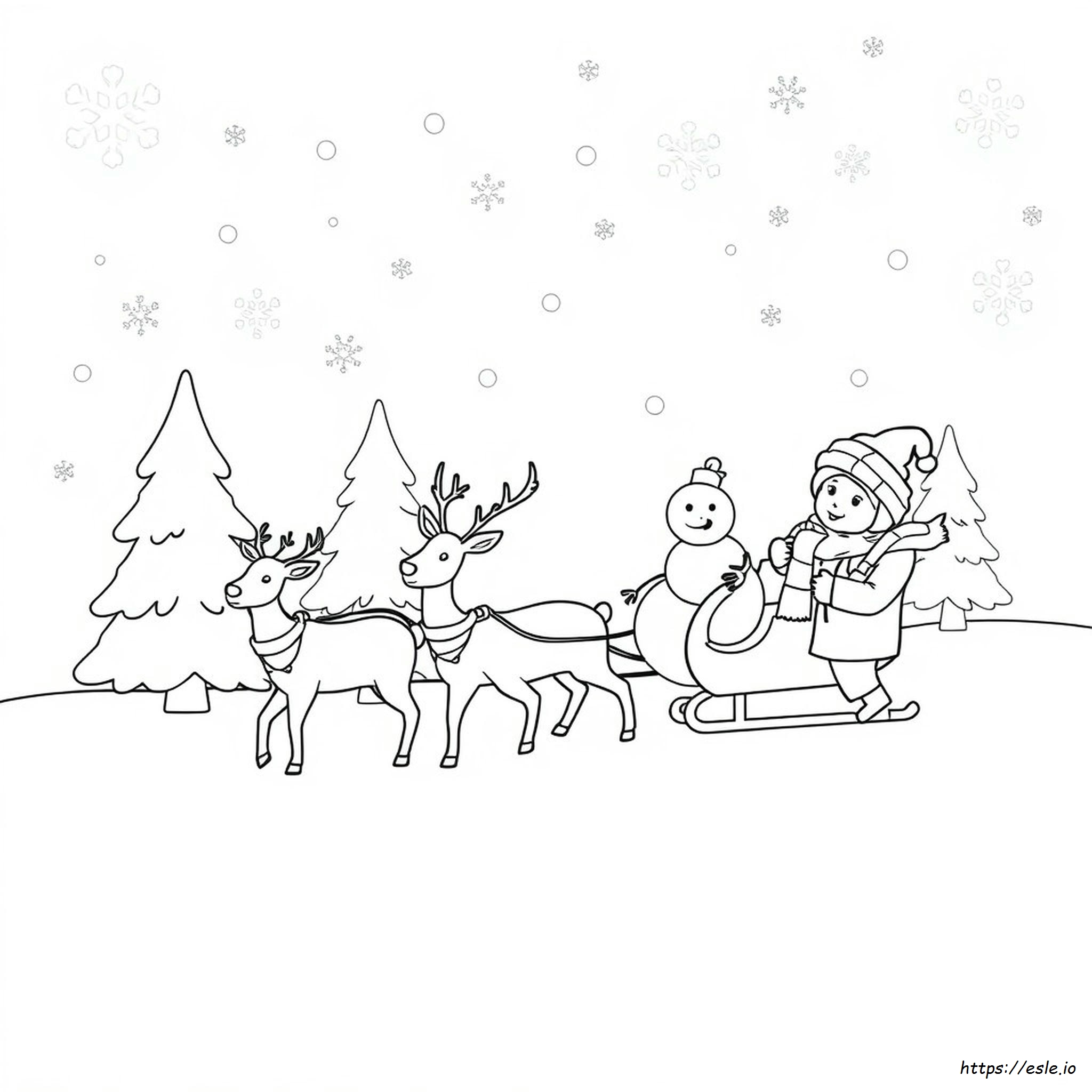 Winter I Spy Coloring Pages