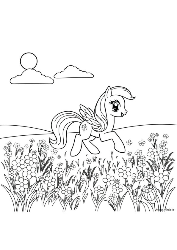 Rainbow Dash Kleurplaten