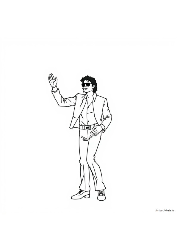 Michael Jackson Printable Coloring Pages