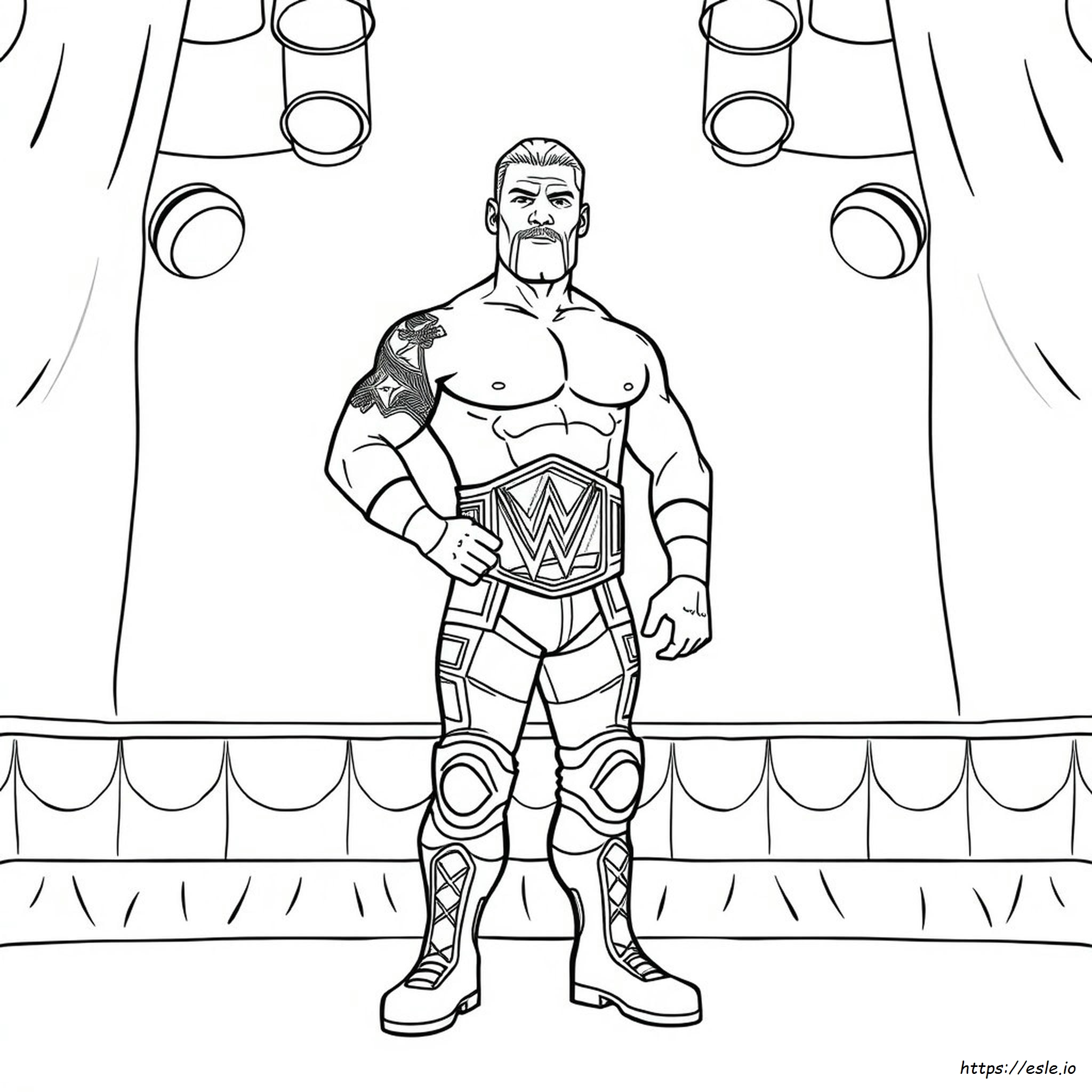 Randy Orton Colouring Pages