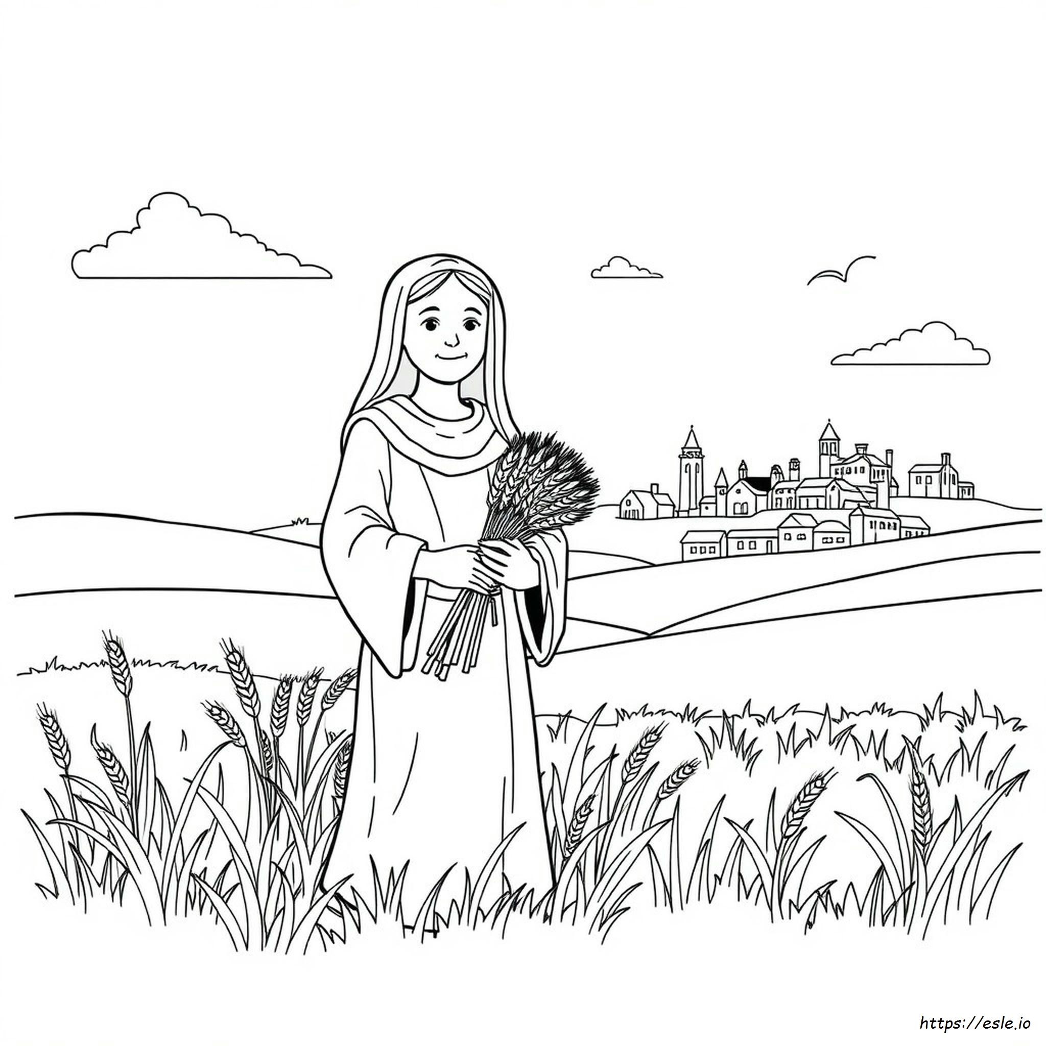 Book Of Ruth Coloring Pages