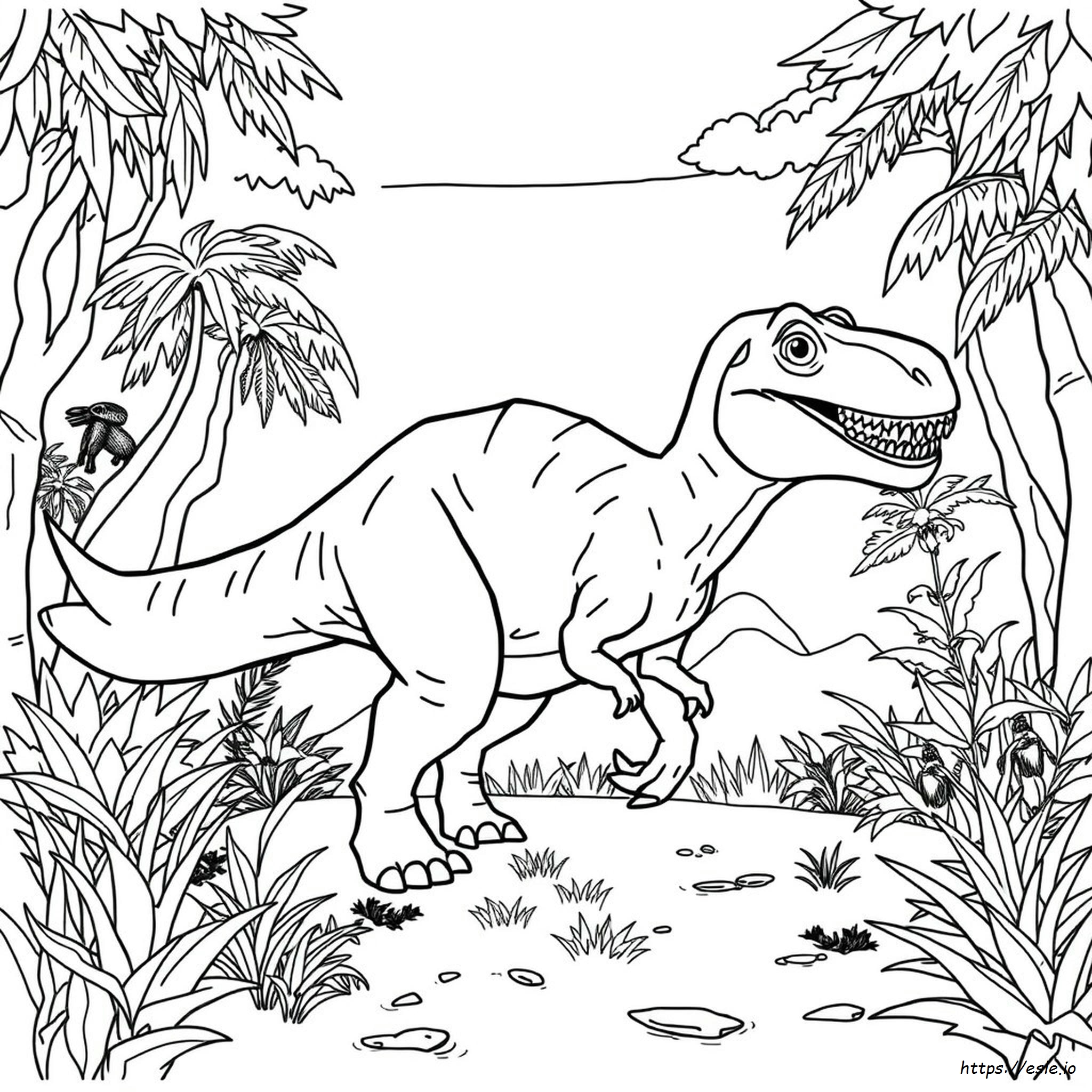 Coloring Page Jurassic World Dinosaurios Para Colorear