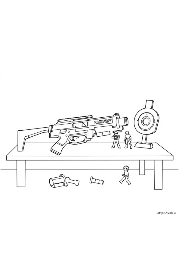 Nyomtatható Nerf Fegyver Színezők