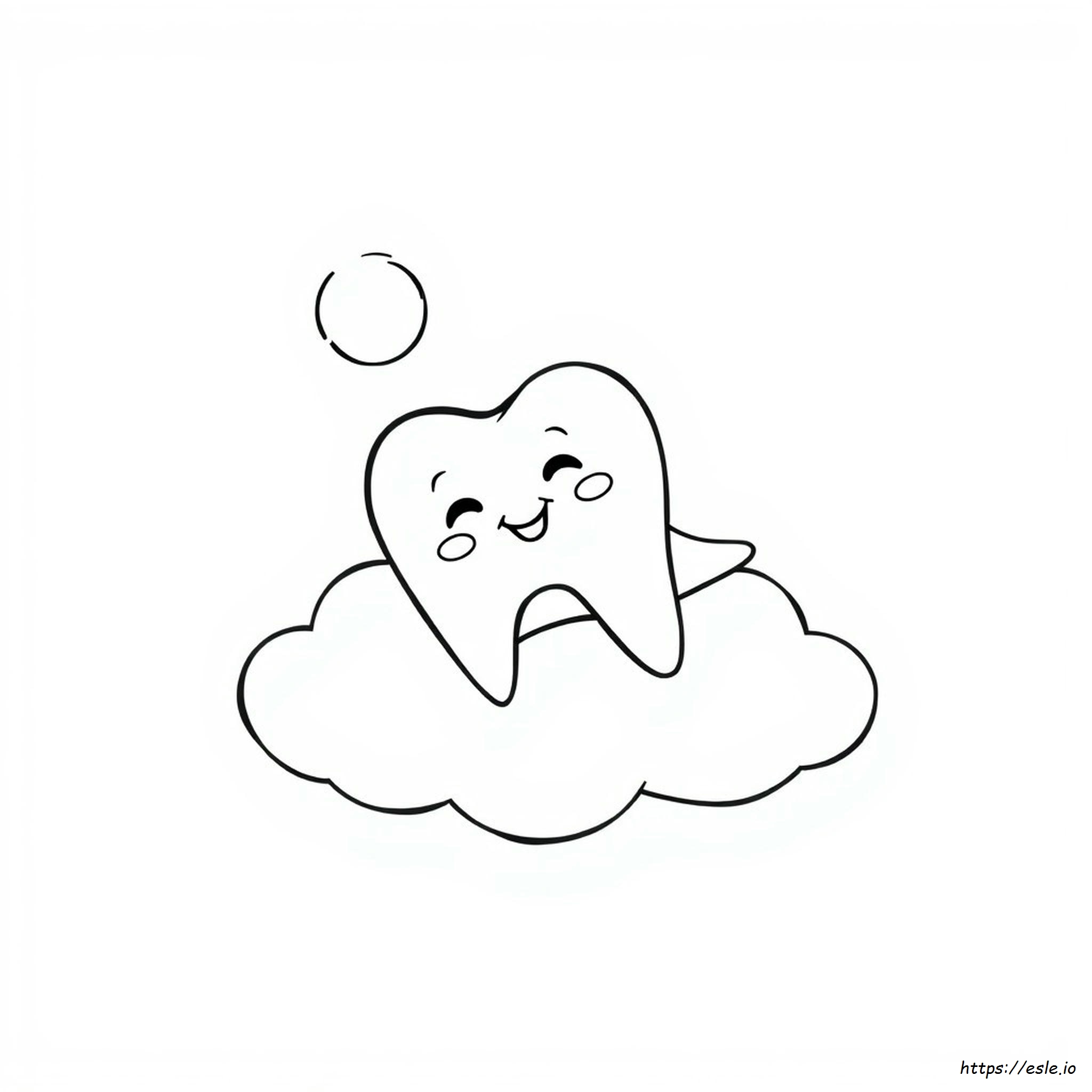 Tooth Coloring Page Printable