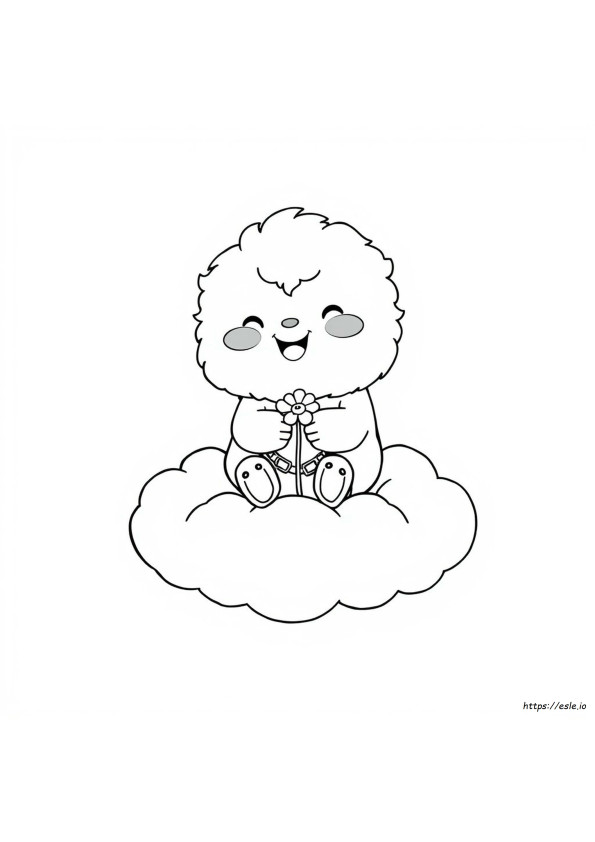 Coloriage Huggy Wuggy Mignon
