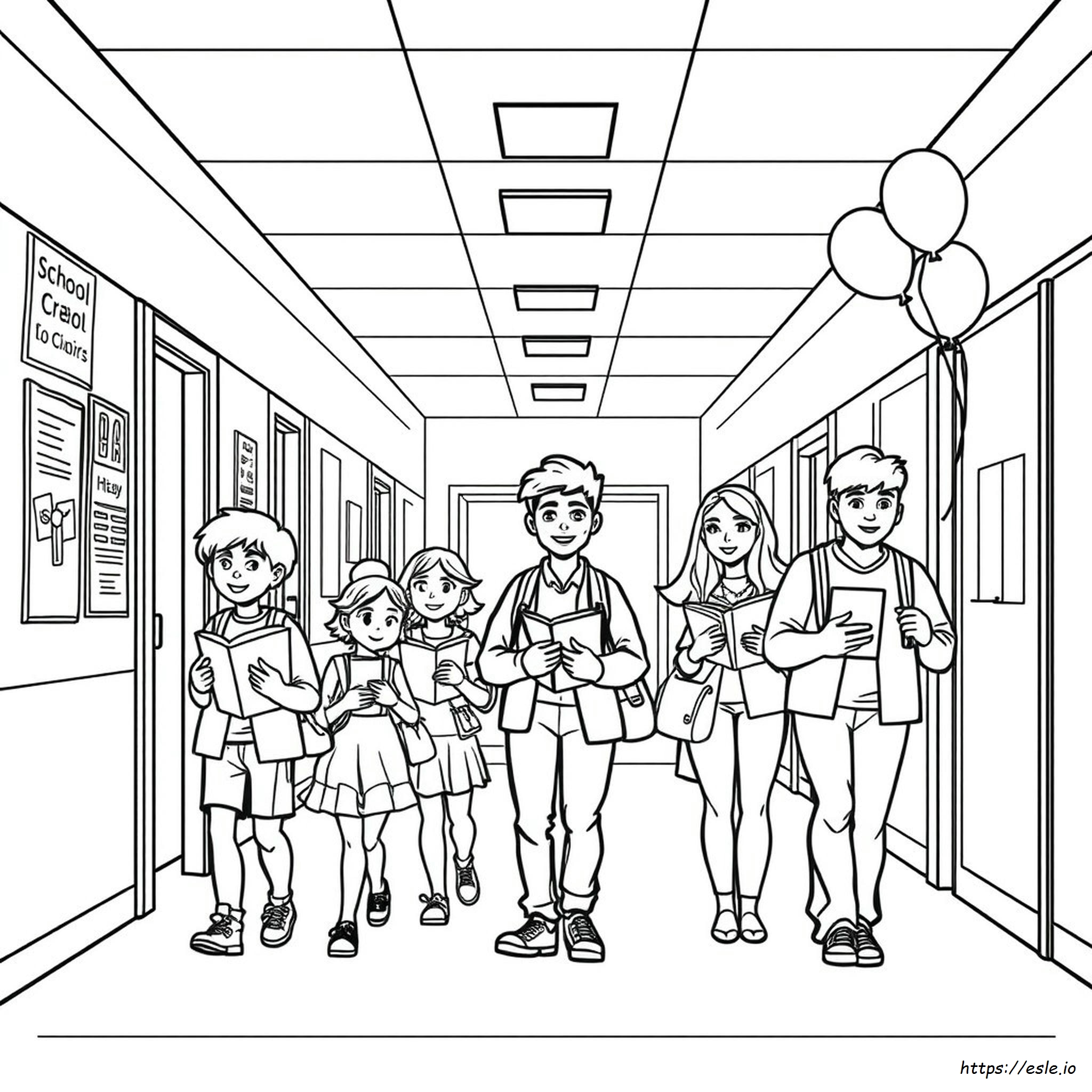 Disegni Da Colorare Serata Tornare A Scuola