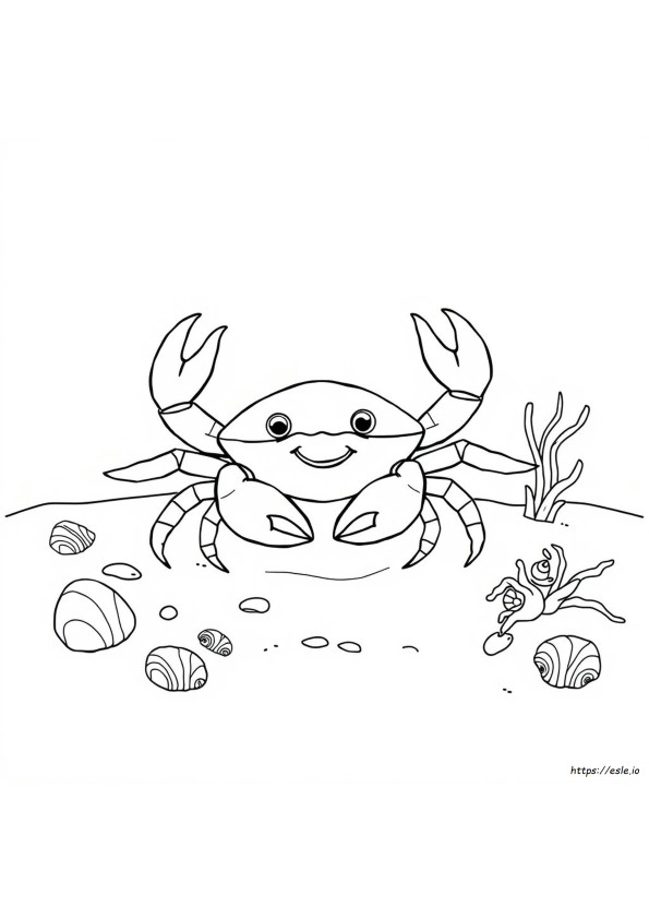 Coloriages De Crabes À Imprimer Gratuits