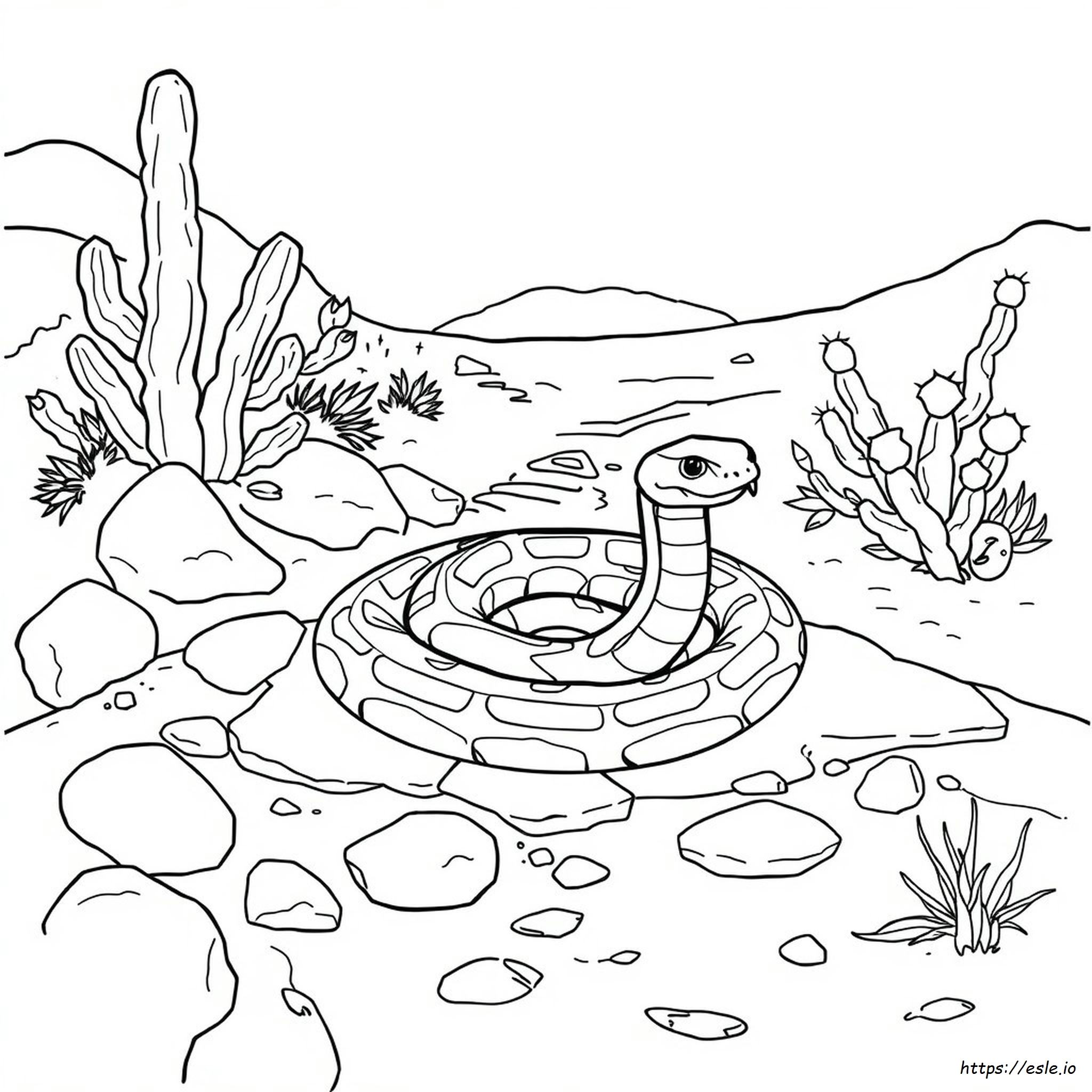Coloring Pages Of Rattlesnakes