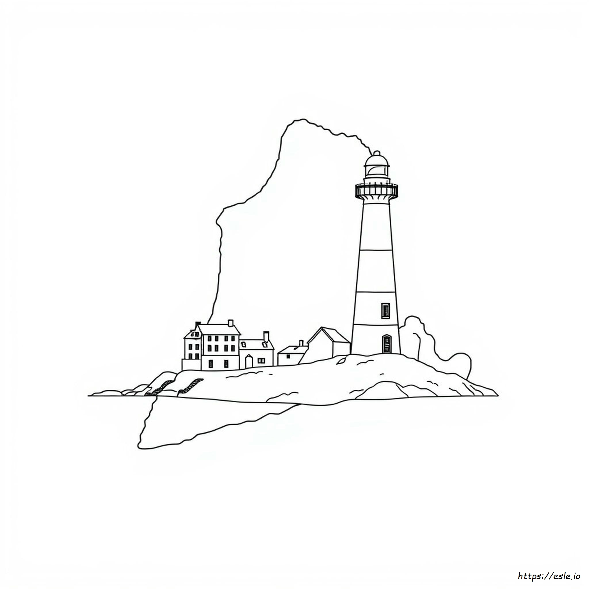Rhode Island Coloring Page