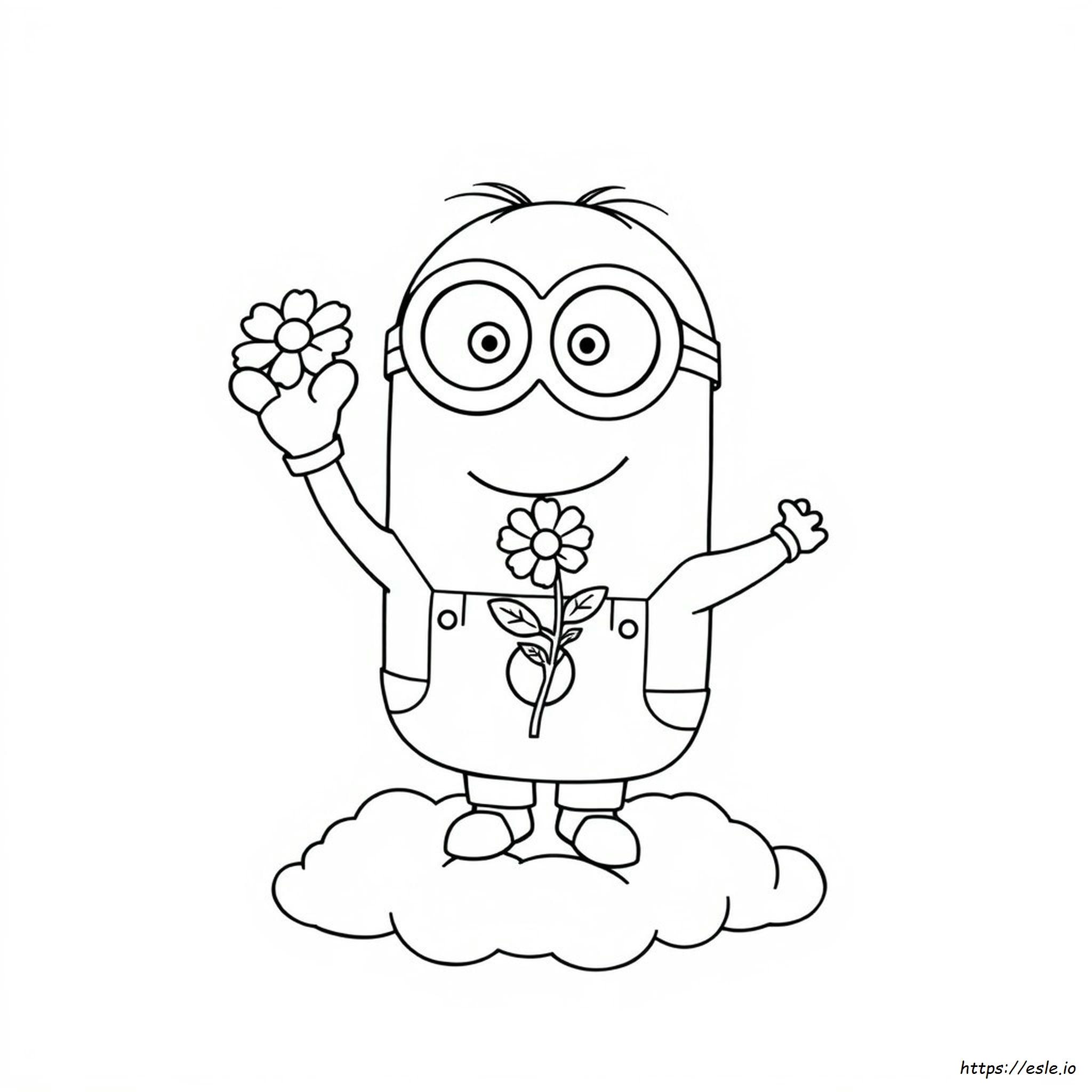 Pagina Da Colorare Semplice Minion