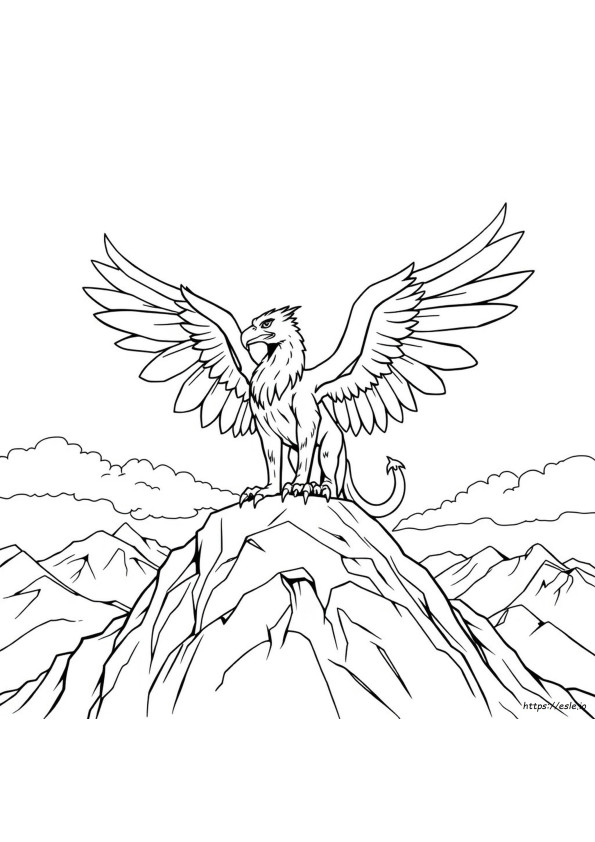 Mythologische Griffioen Kleurplaten
