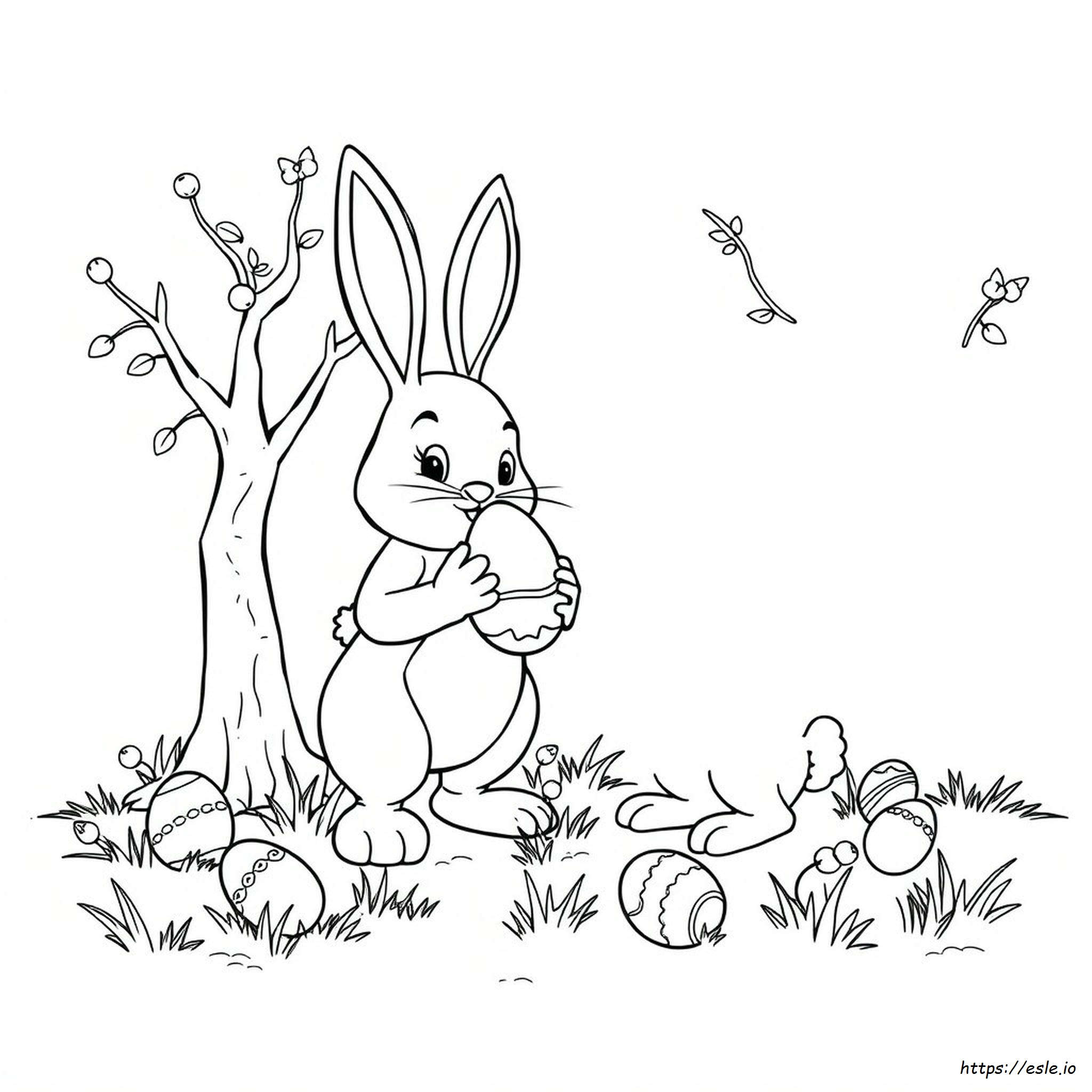 Happy Easter Coloring Pages For Adults