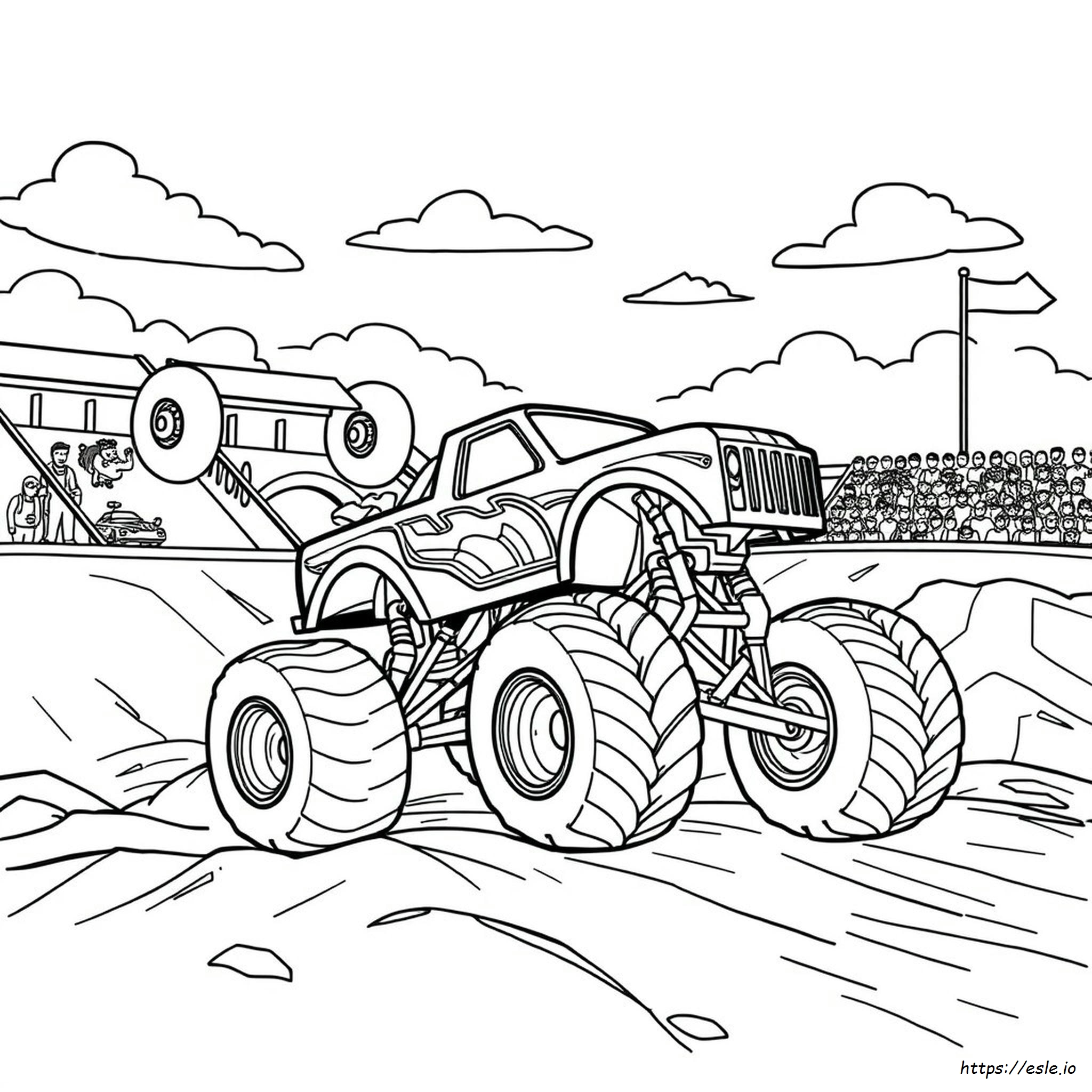 Free Printable Monster Truck Coloring Pages