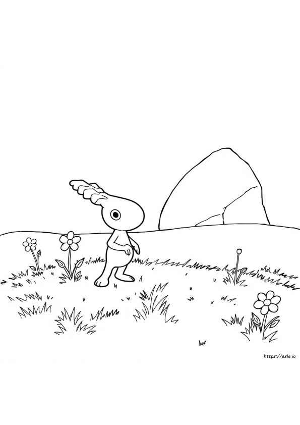 Pikmin Para Colorear E Imprimir