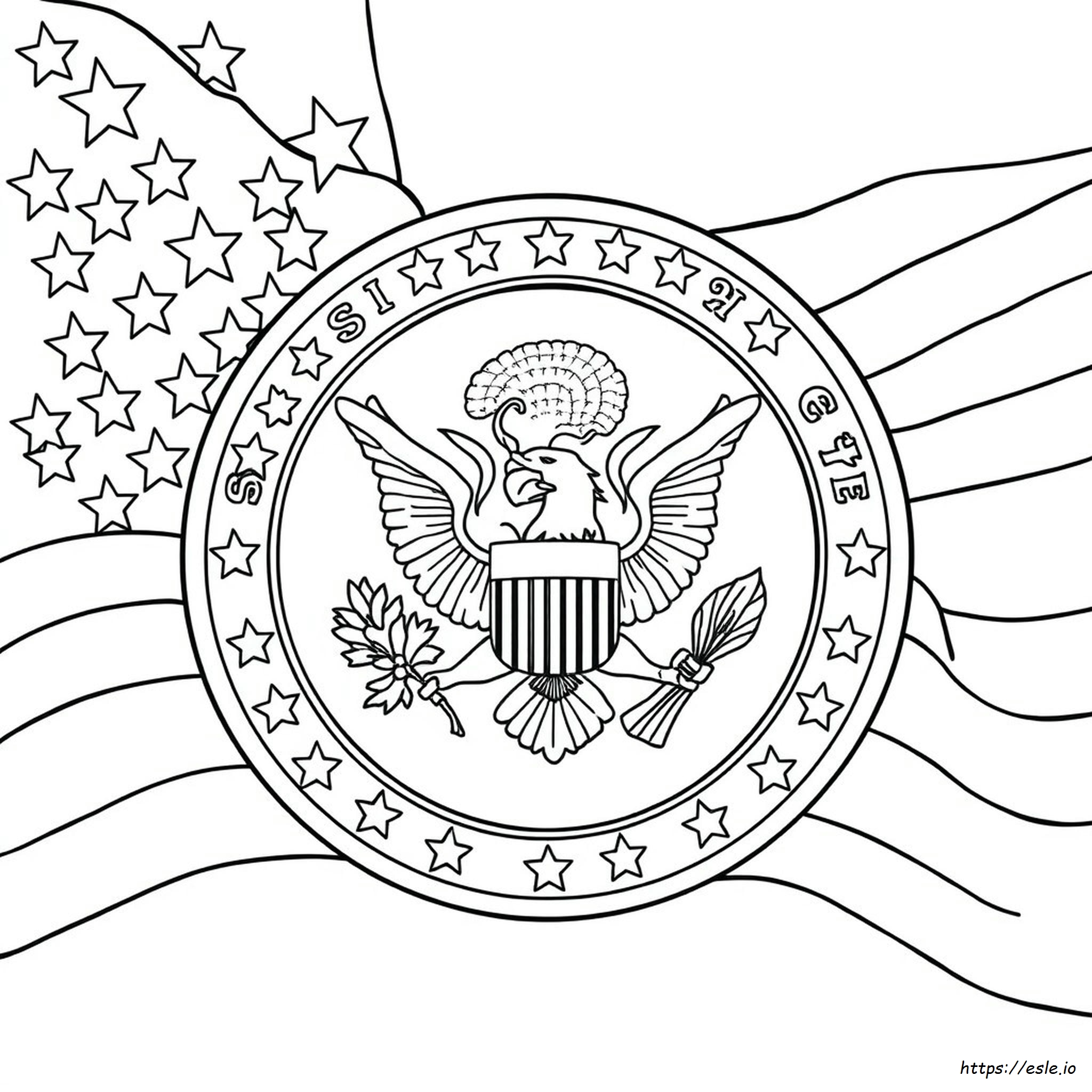 Great Seal Coloring Page