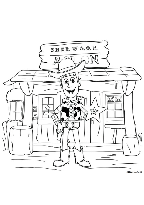 Sheriffi Woody Värityskuvat