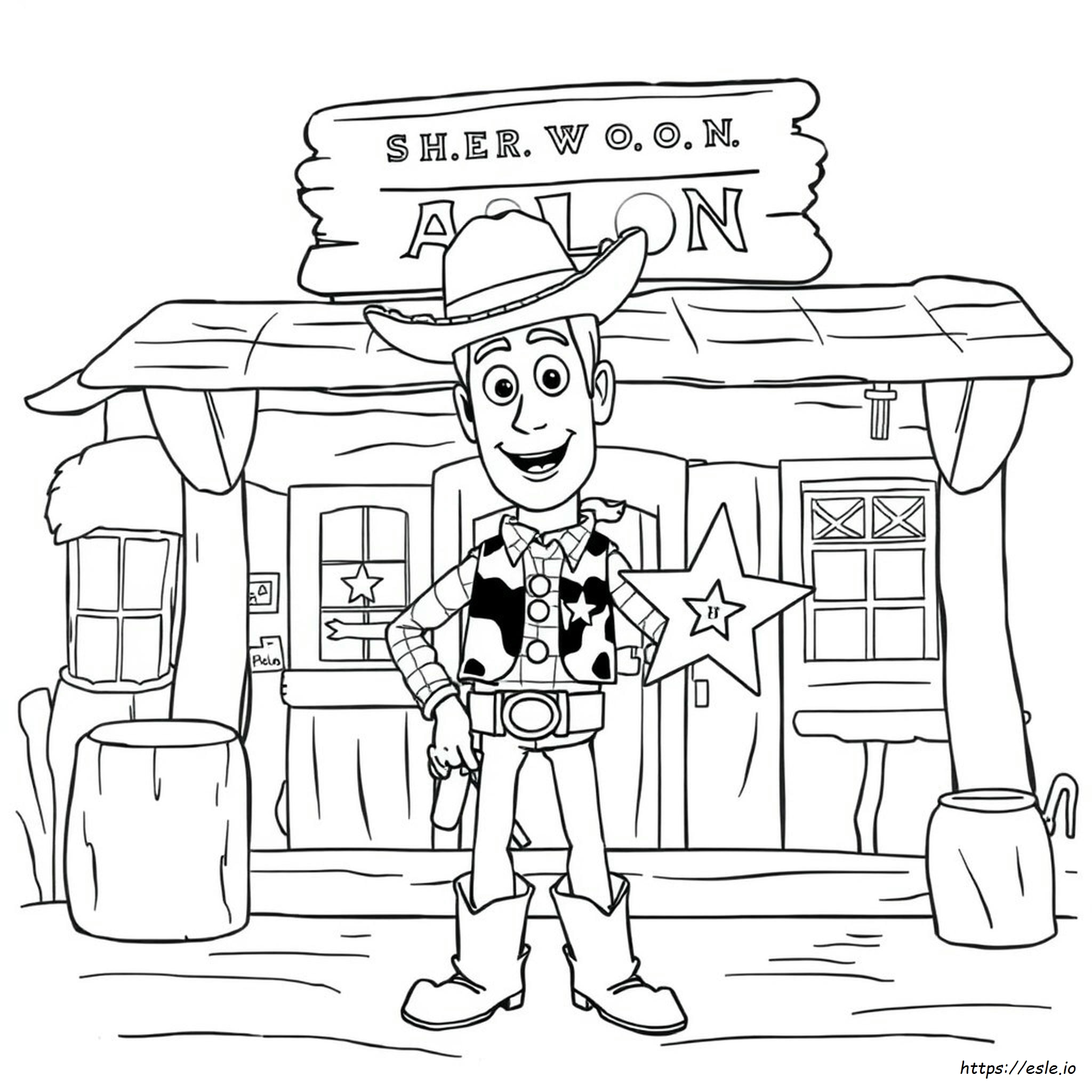 Sheriff Woody Coloring Pages