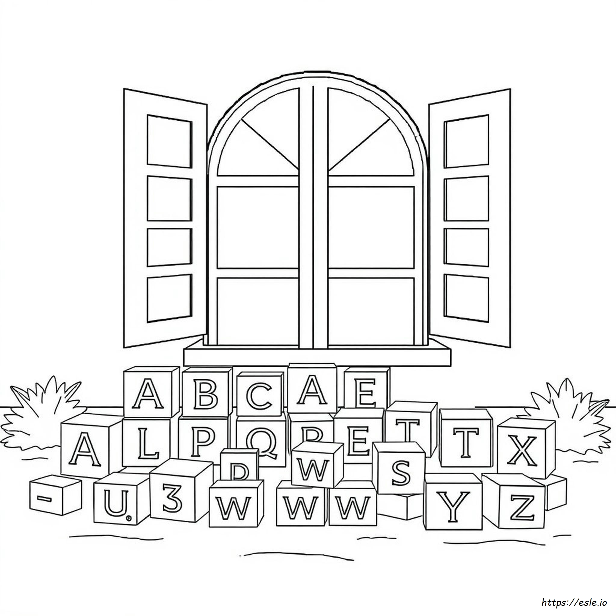 Alphablocks Kolorowanki L