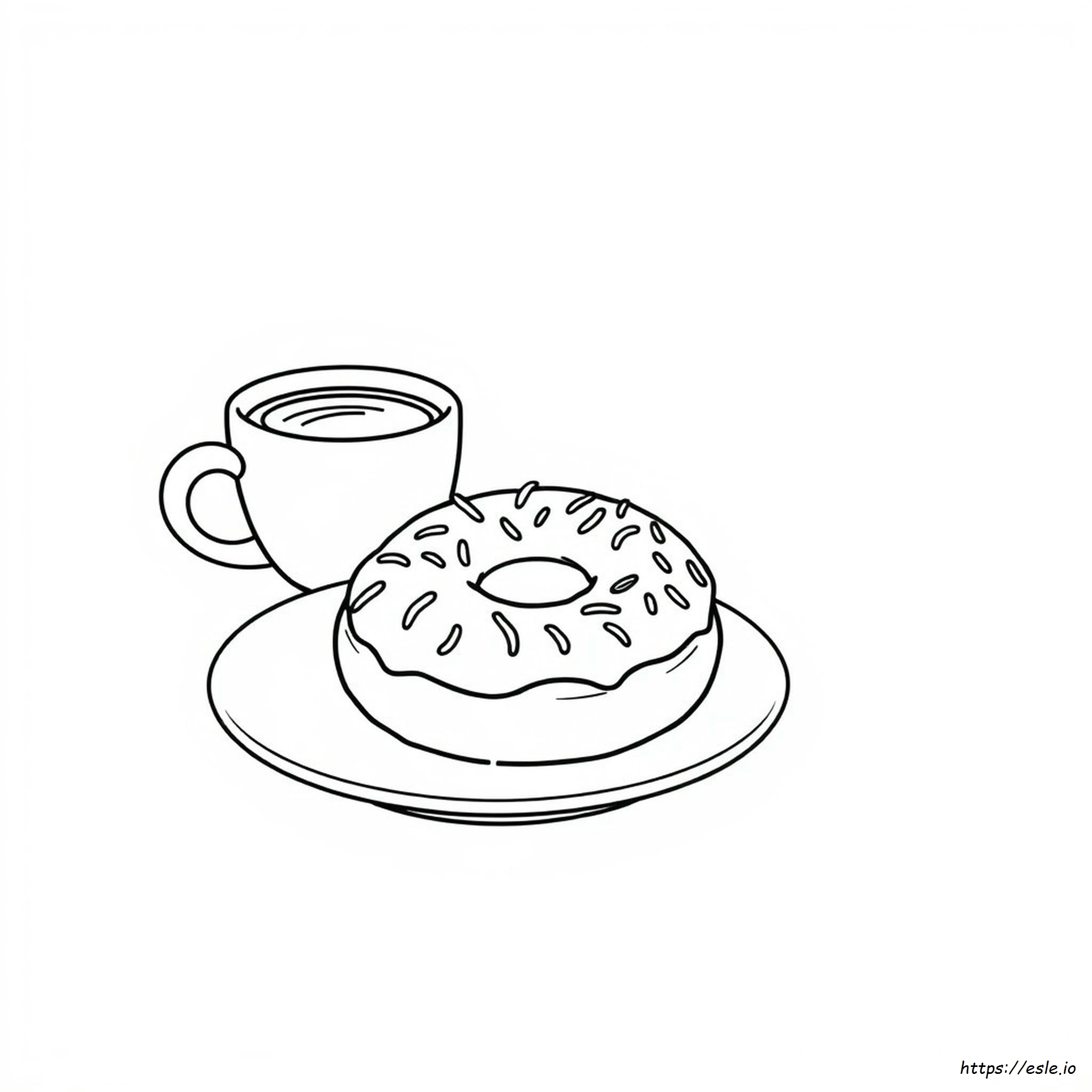 Donut Coloring Pages For Adults