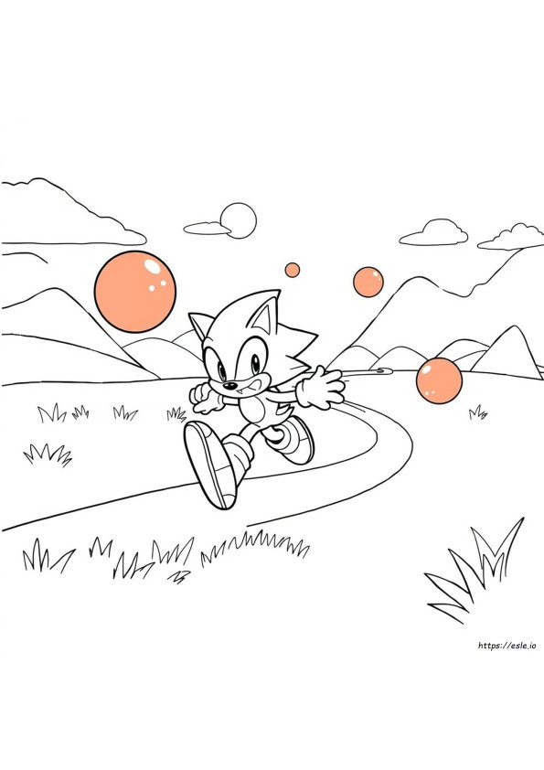 Sonic Coloring Pages