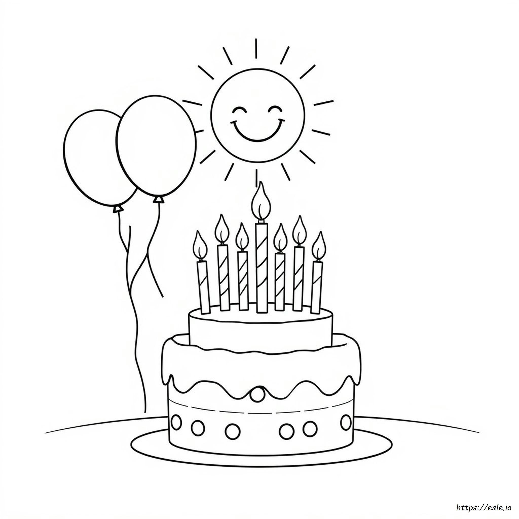 Happy Birthday Wishes Coloring Pages