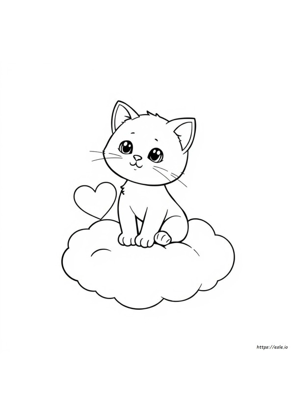 Kitty Kat Coloring Page