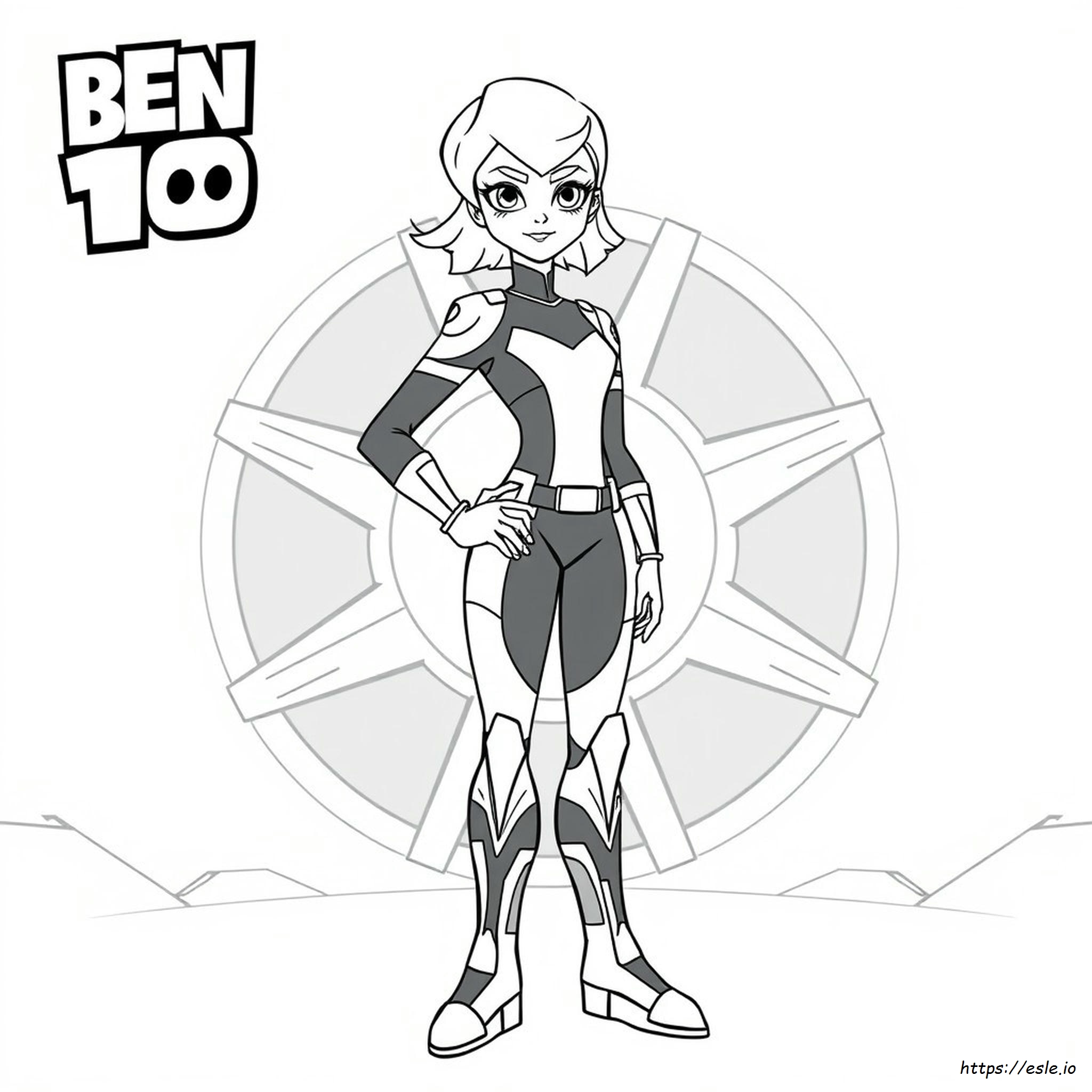 Ben 10 Gwen Coloring Pages