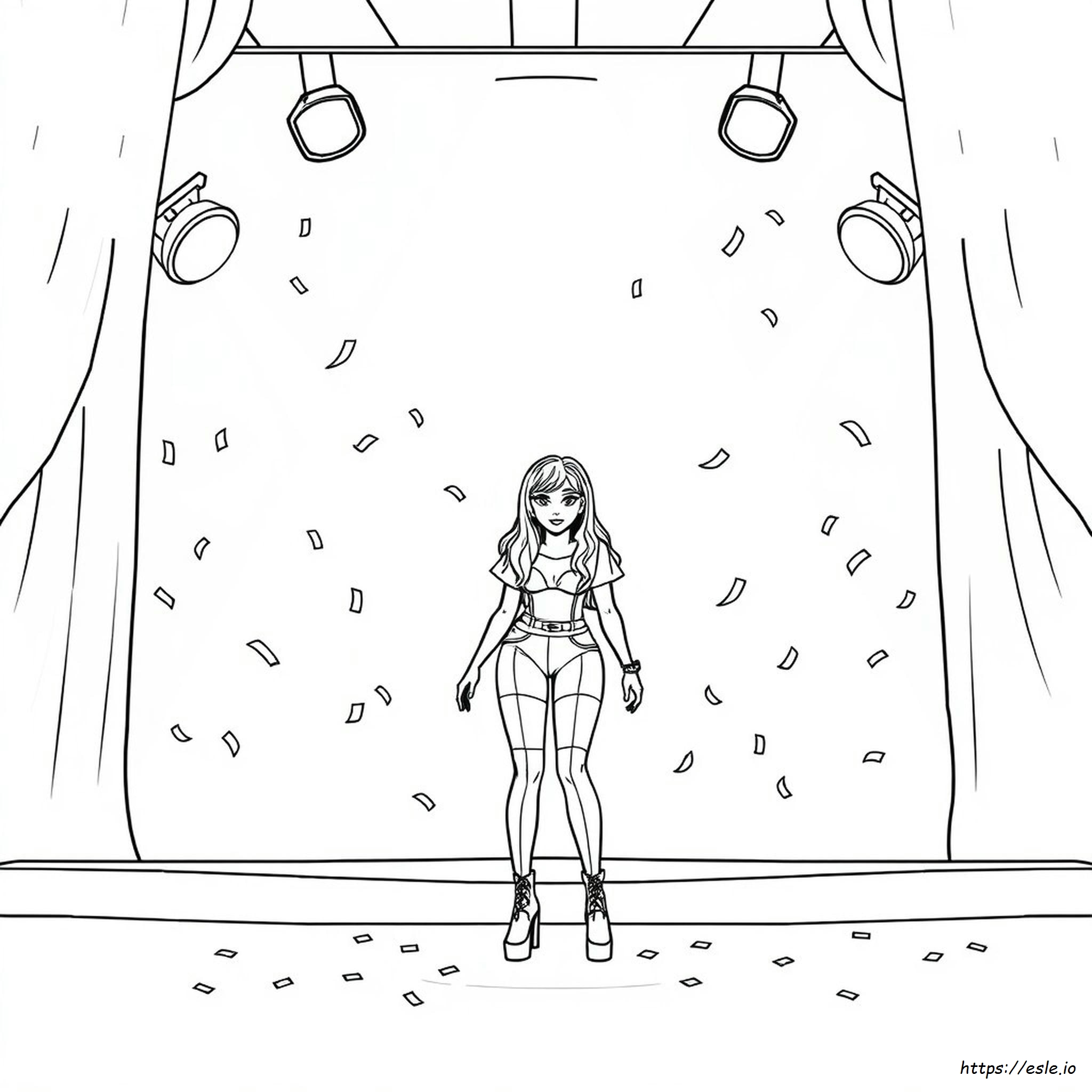 Kylie Coloring Pages