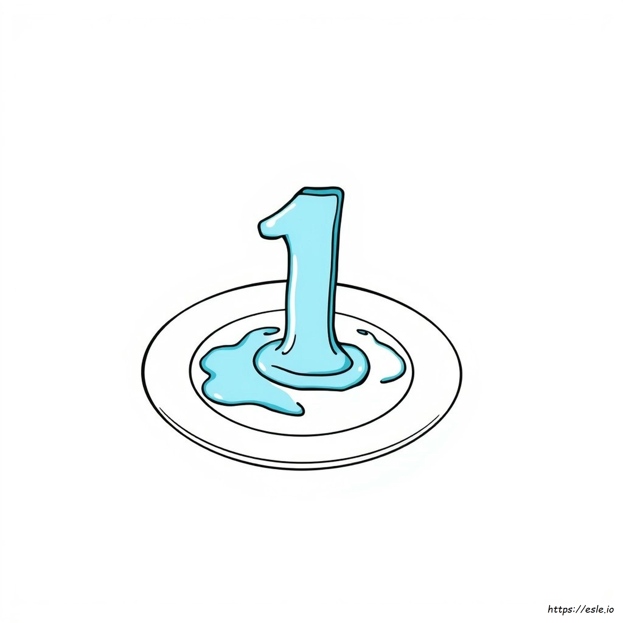Blue Food Coloring Number