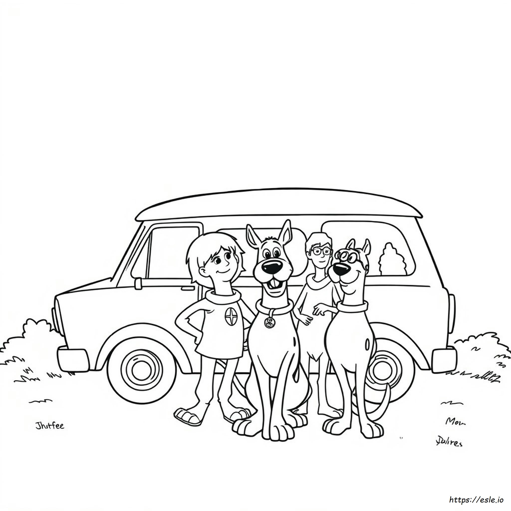 Scooby Doo Gang Coloring Pages