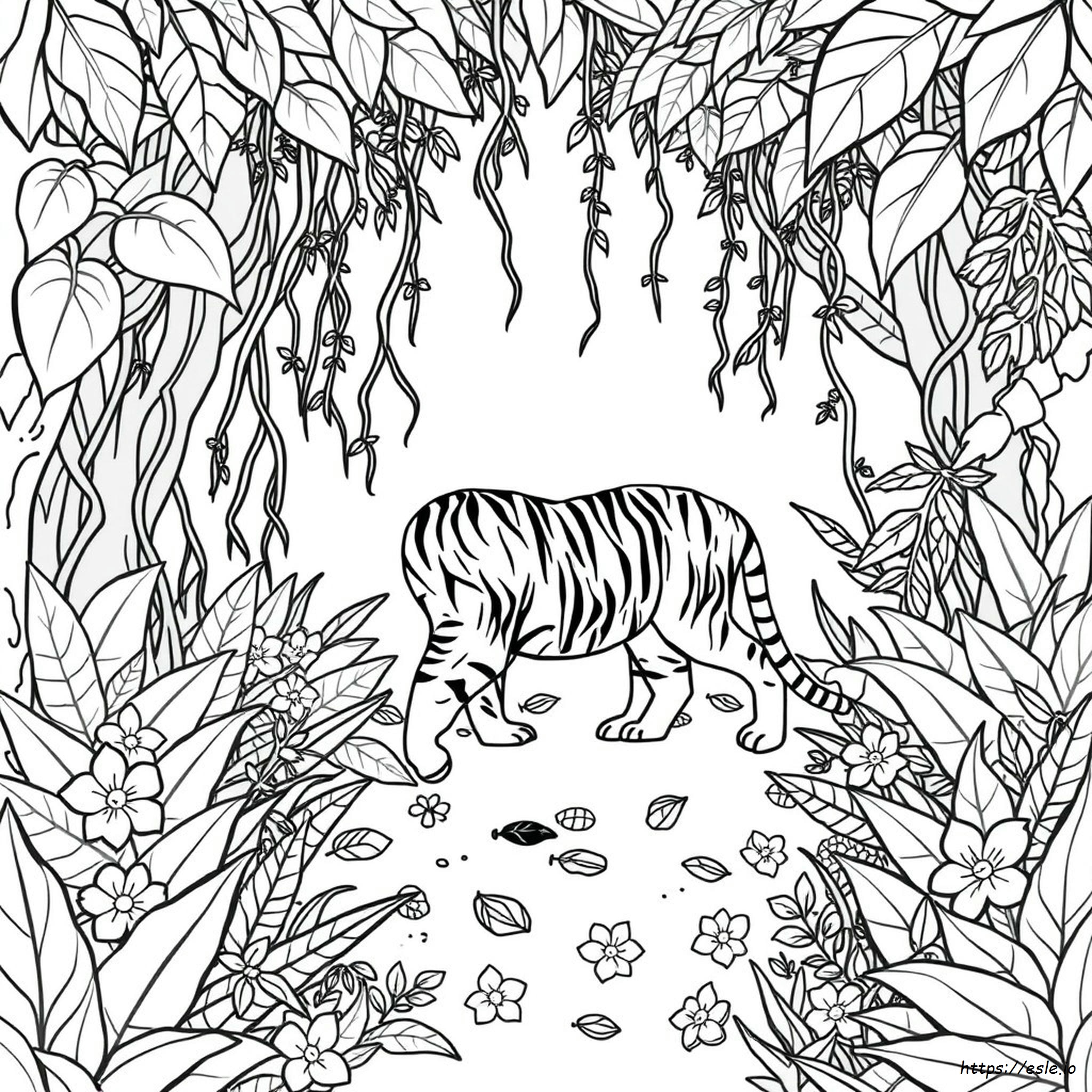 Desenhos Da Selva Para Colorir Grátis