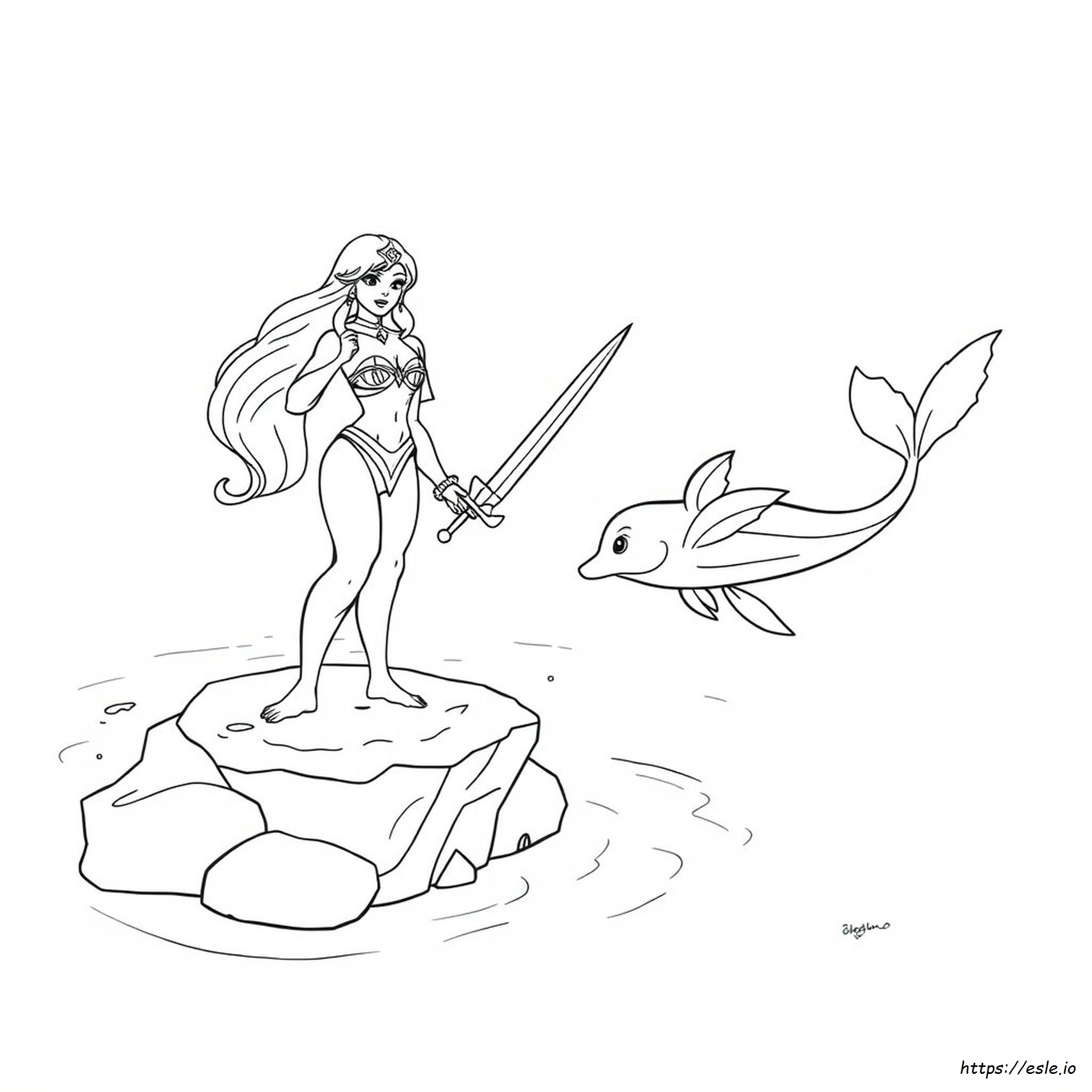 Princess Mermista Mermista She Ra Coloring Page