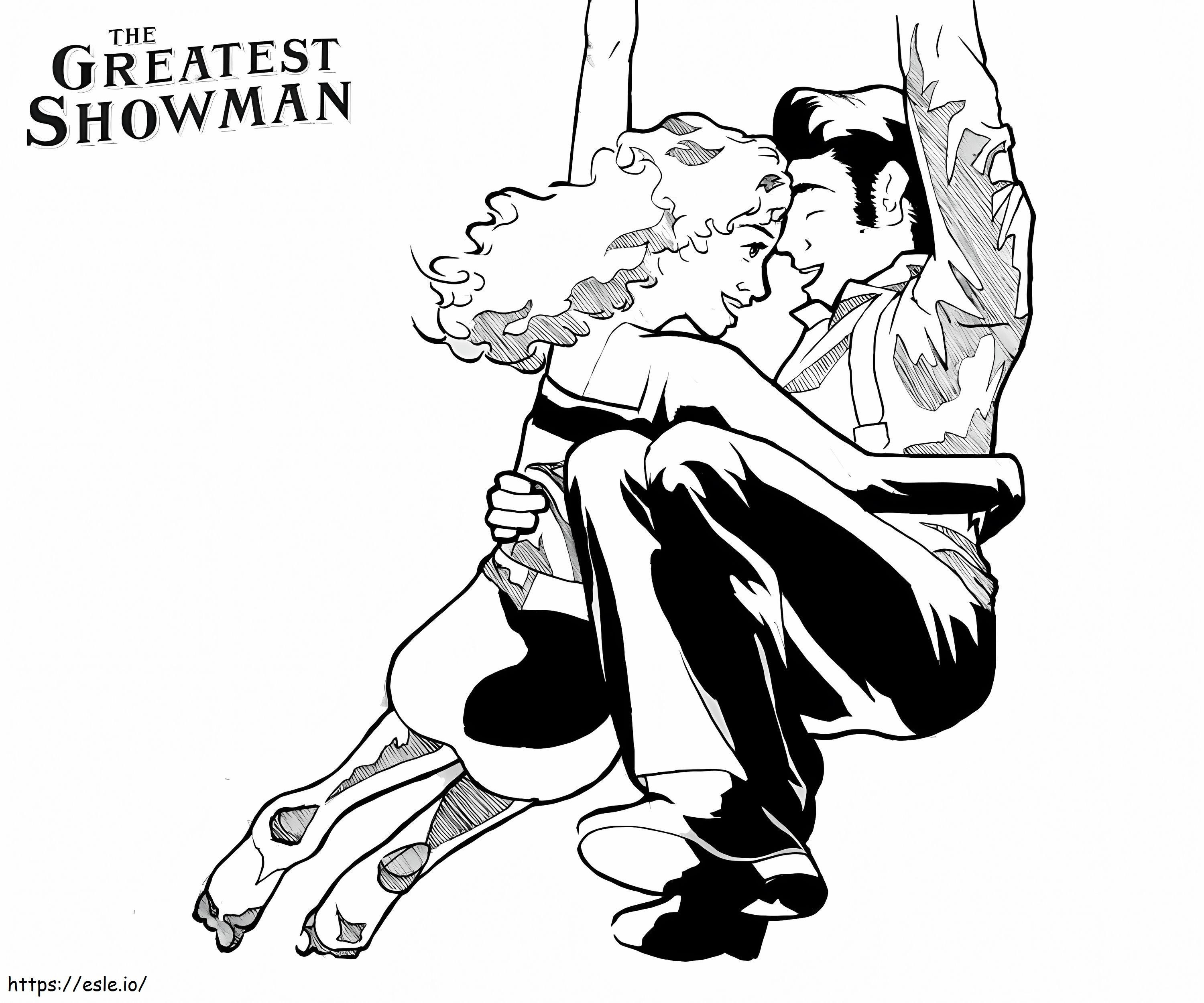 The Greatest Showman 3 coloring page