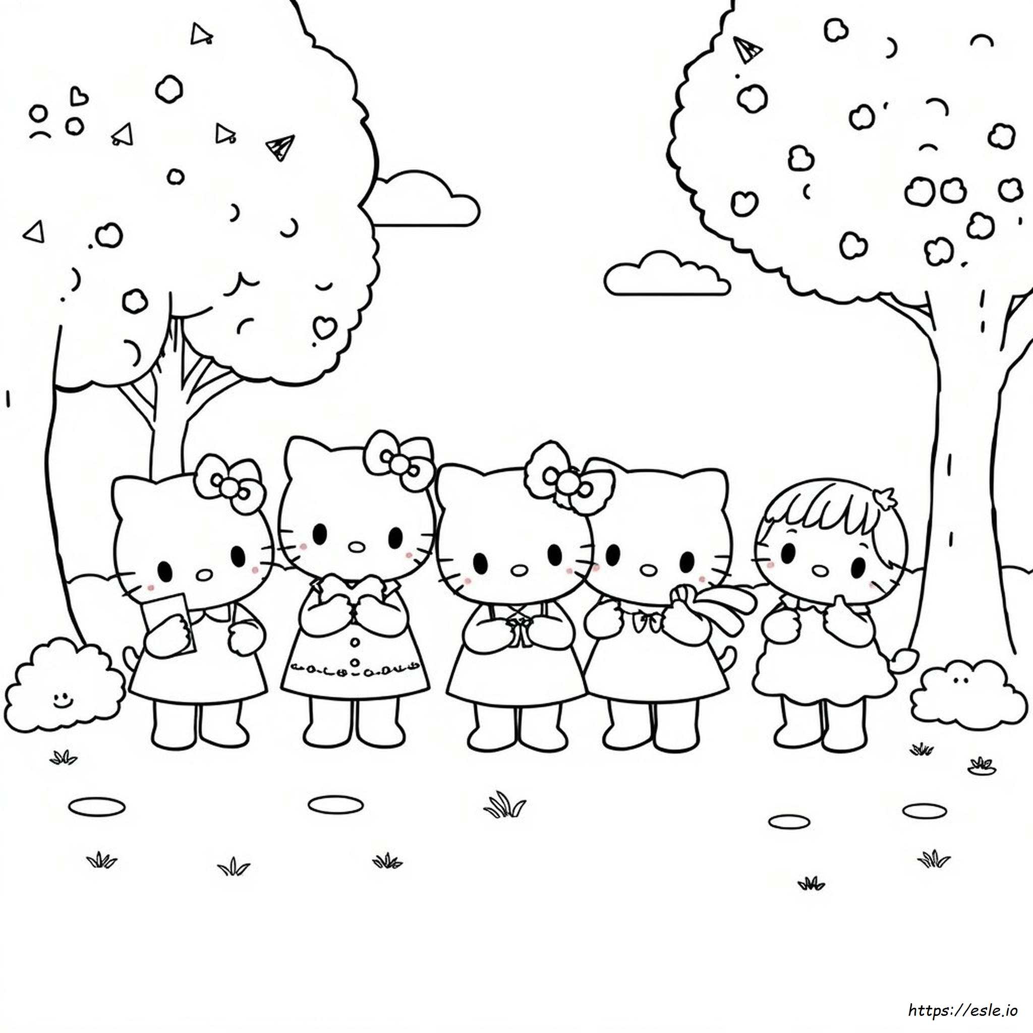 Free Printable Sanrio Coloring Pages