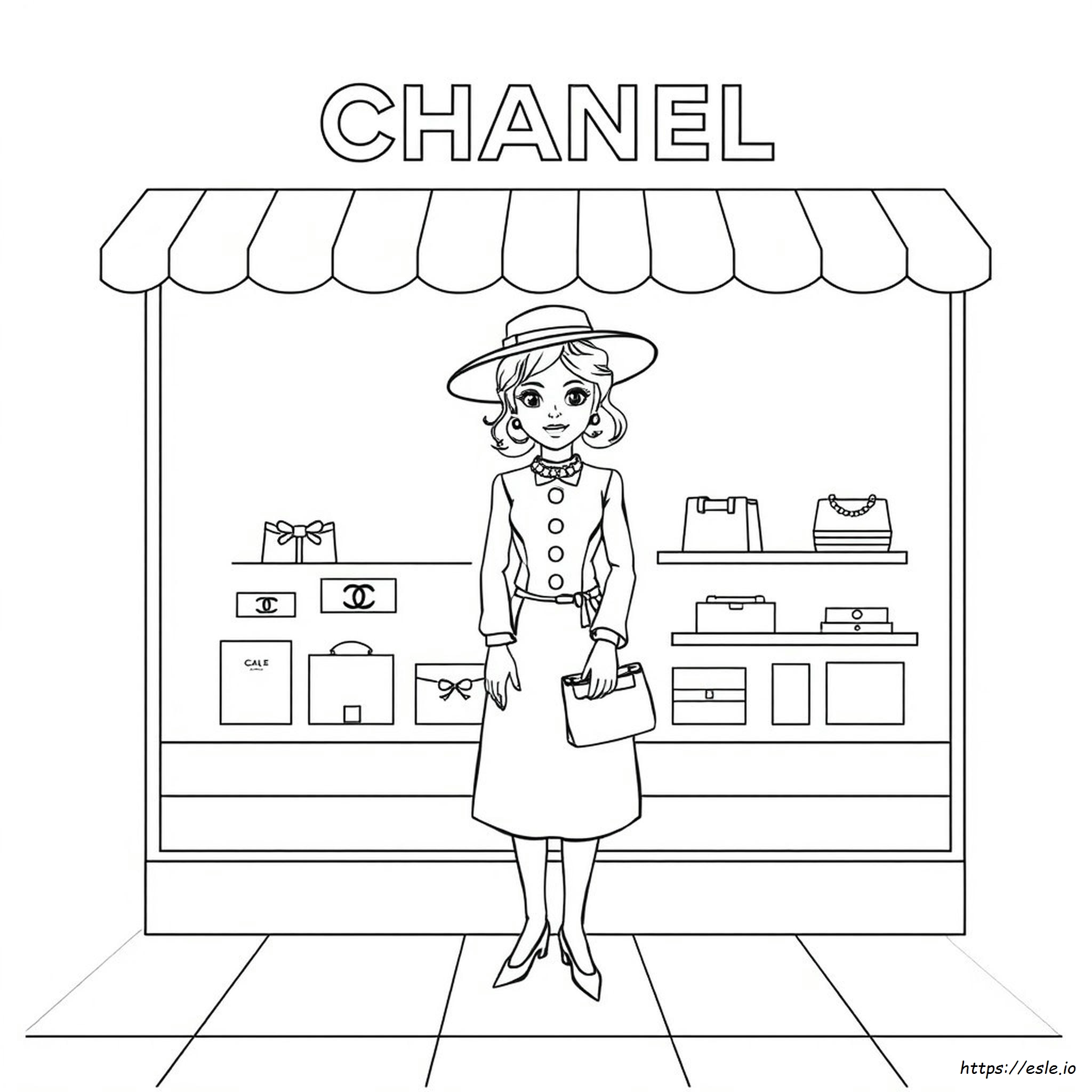 Coco Chanel Värityskuvat