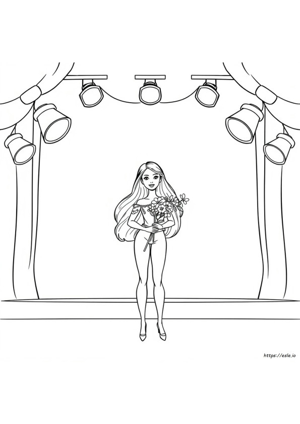 How To Color Barbie