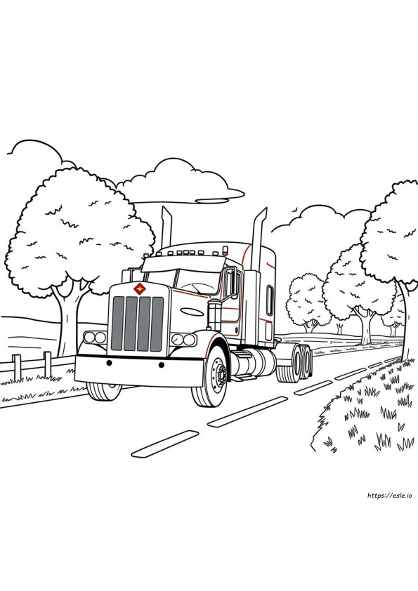 Kenworth Kleurplaten