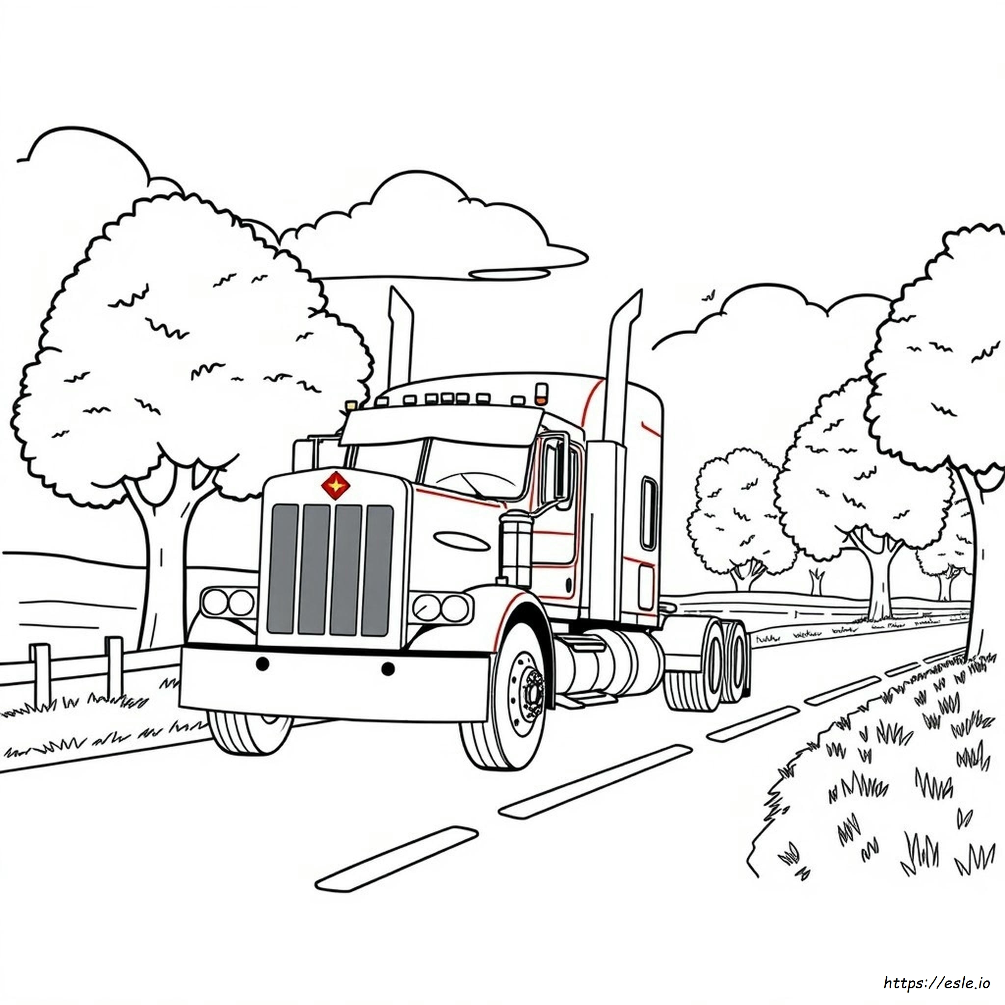 Kenworth Coloring Pages