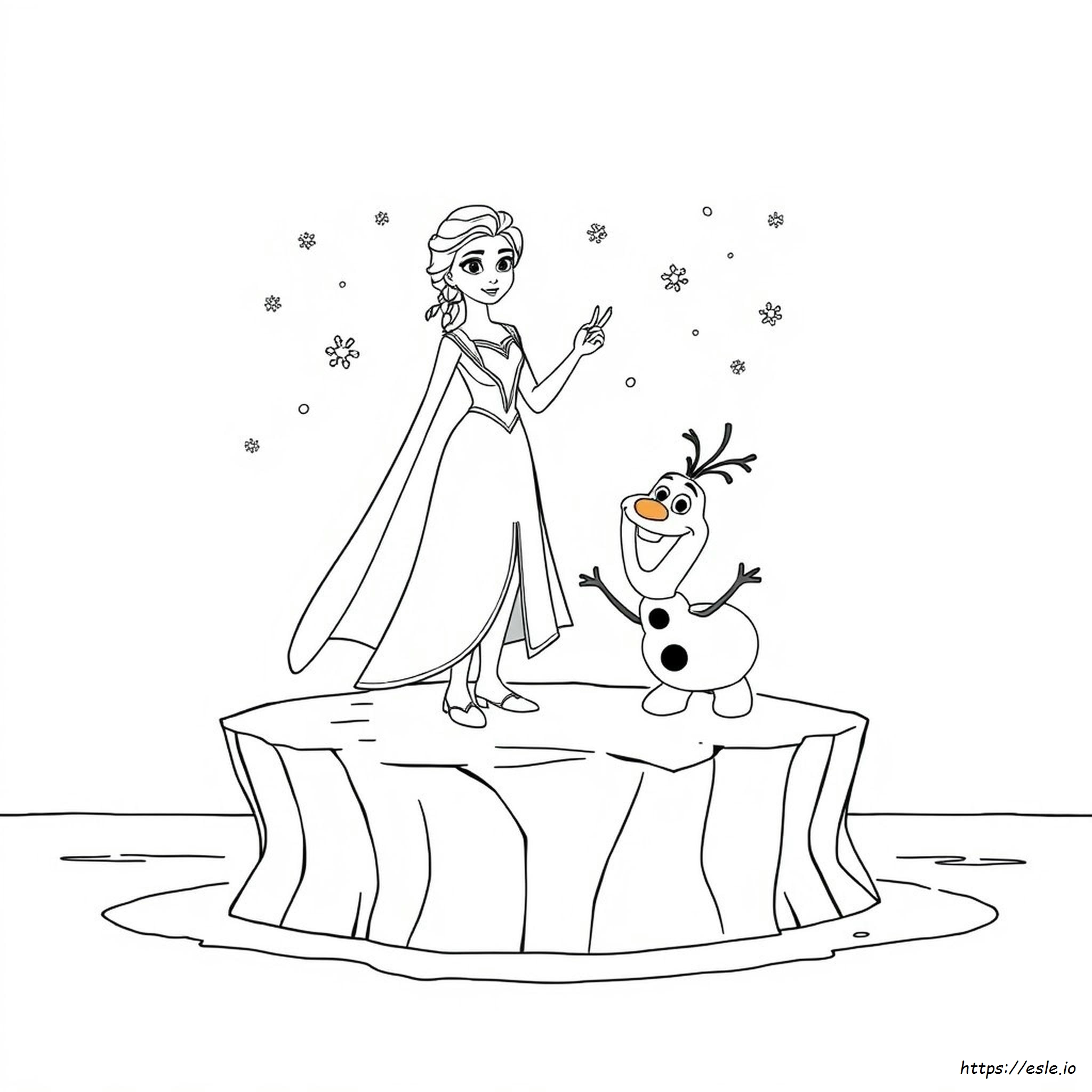 Elsa Coloring Pages Frozen 2