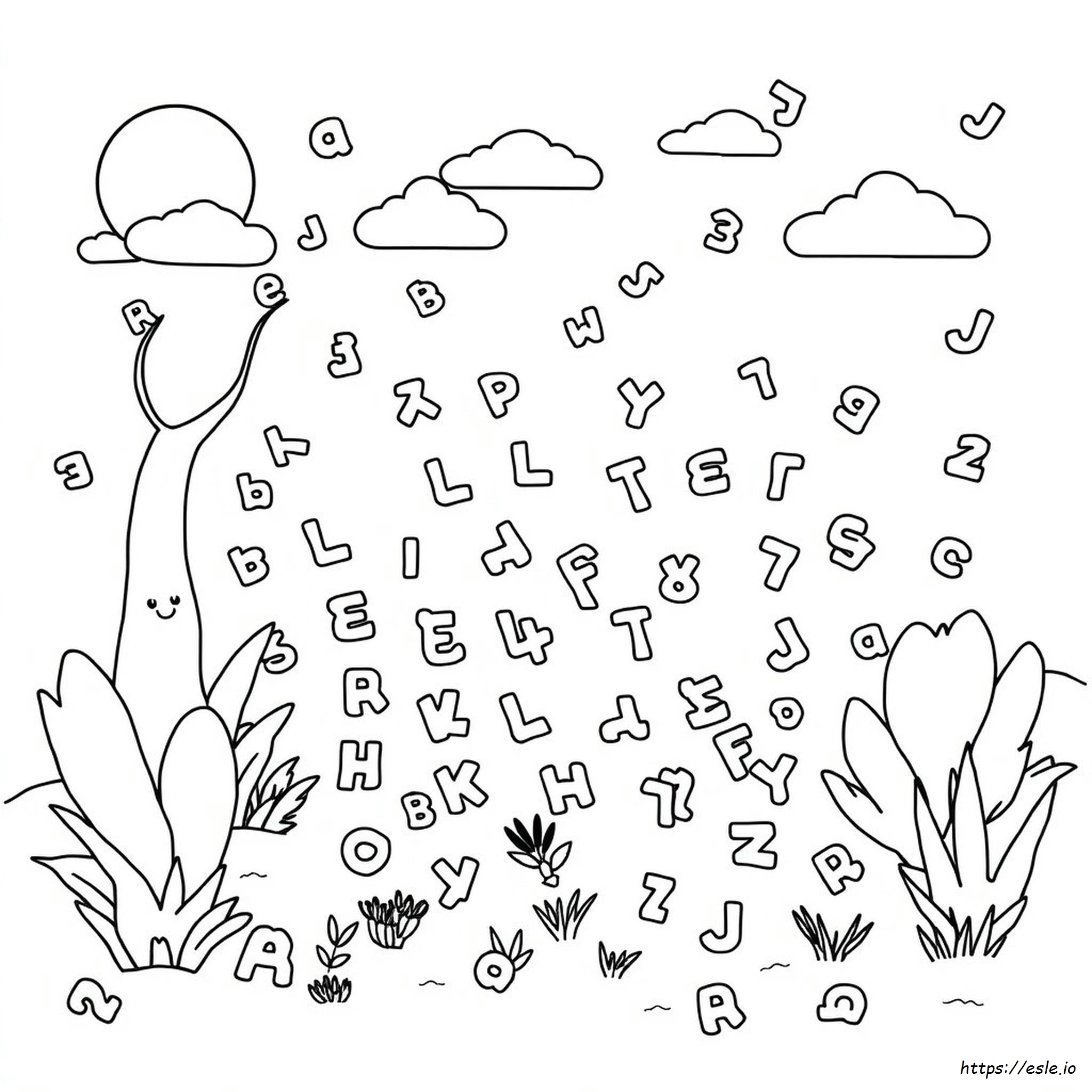 Coloring Pages With Words On Them